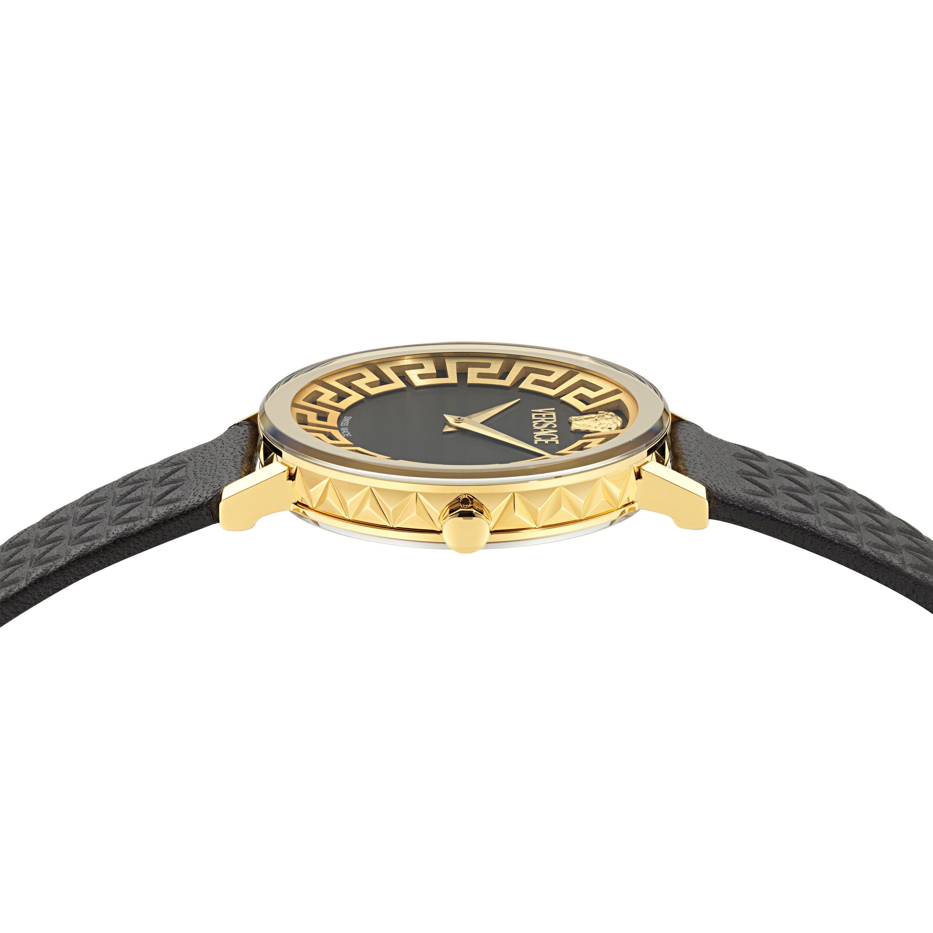 Black/Gold - Versace - Daedalus Watch - 3