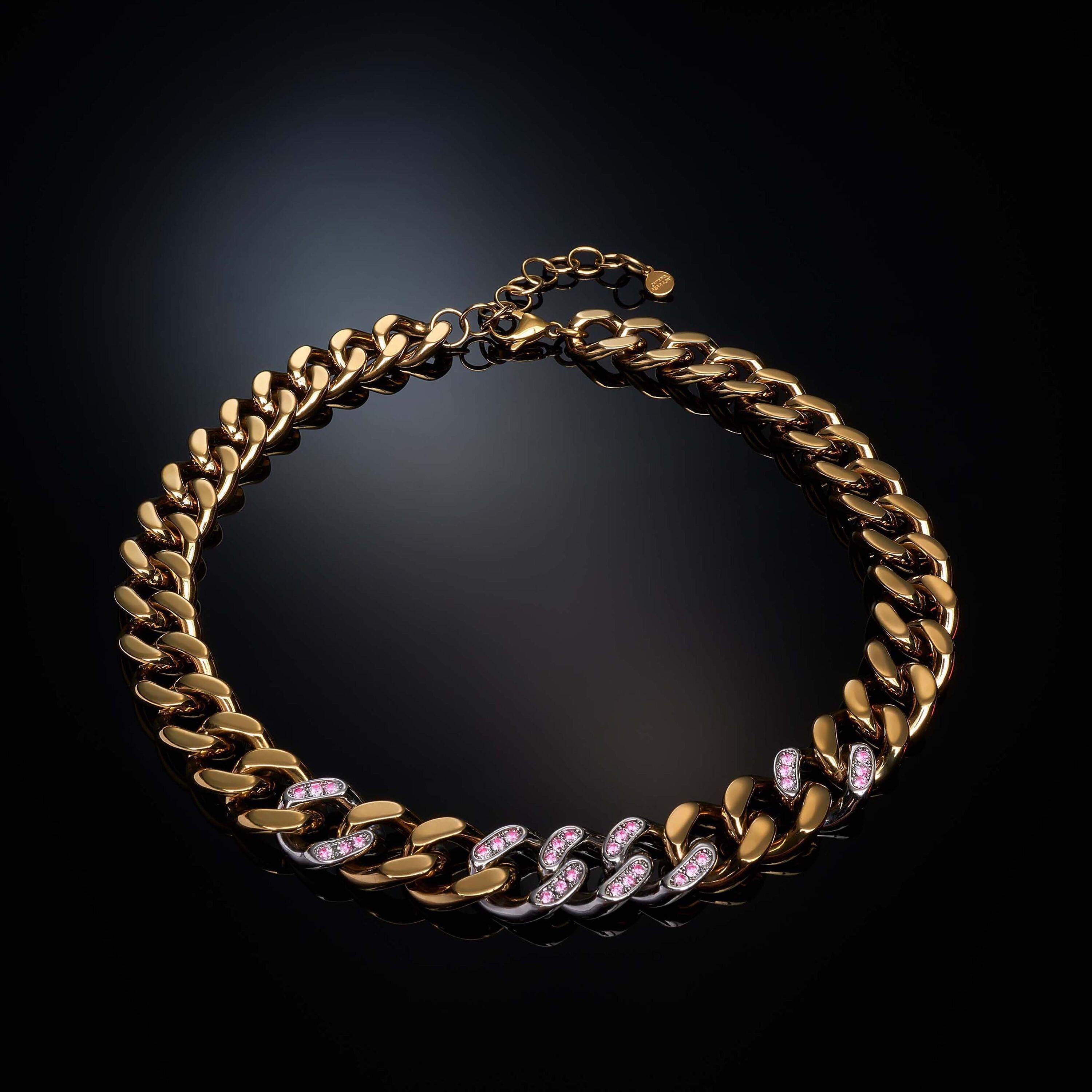 Chiara Ferragni Women's Metallic Chain Necklace -  - 38+7CM