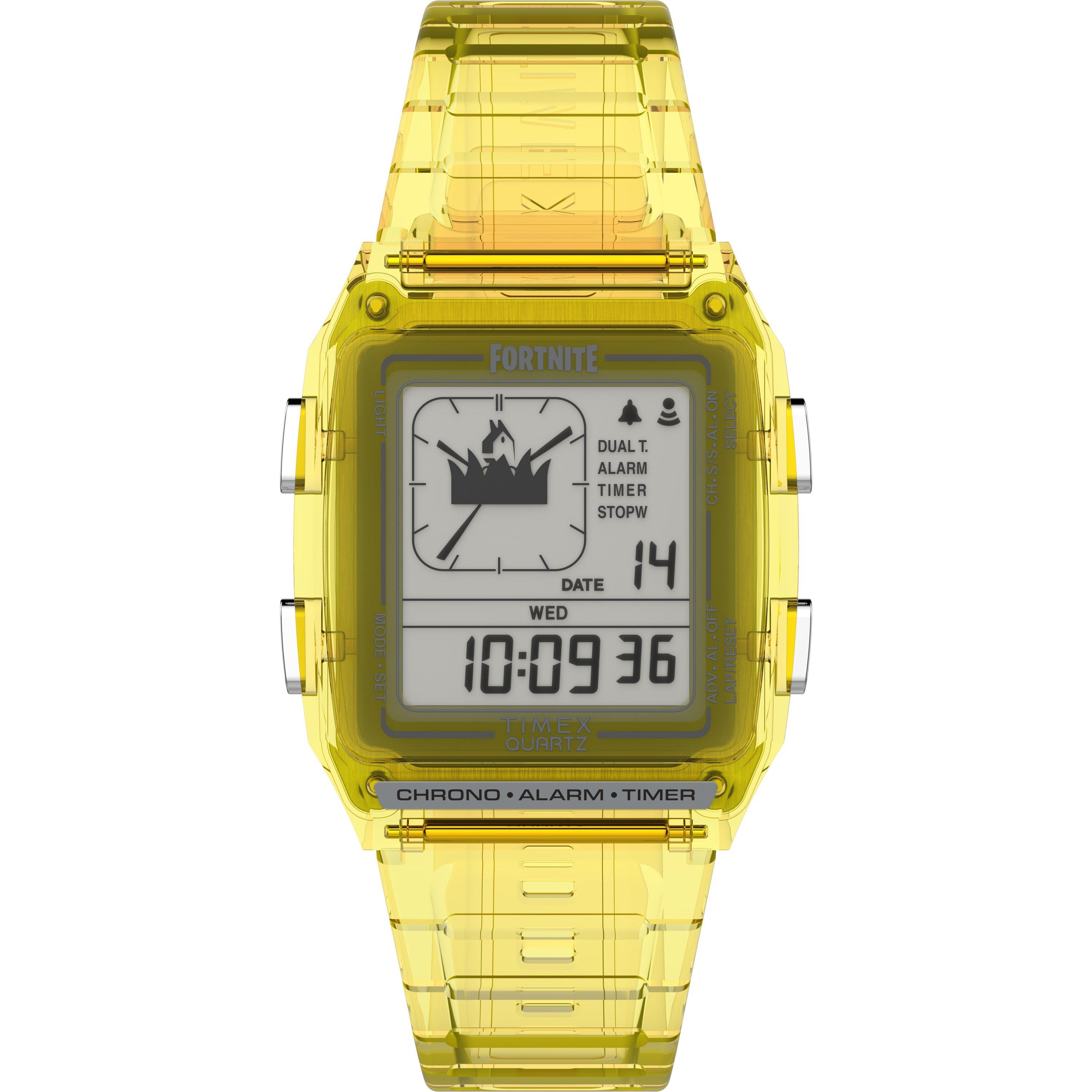 Timex  Lab Collab Quartz Analogue Watch - Yellow - 35mm