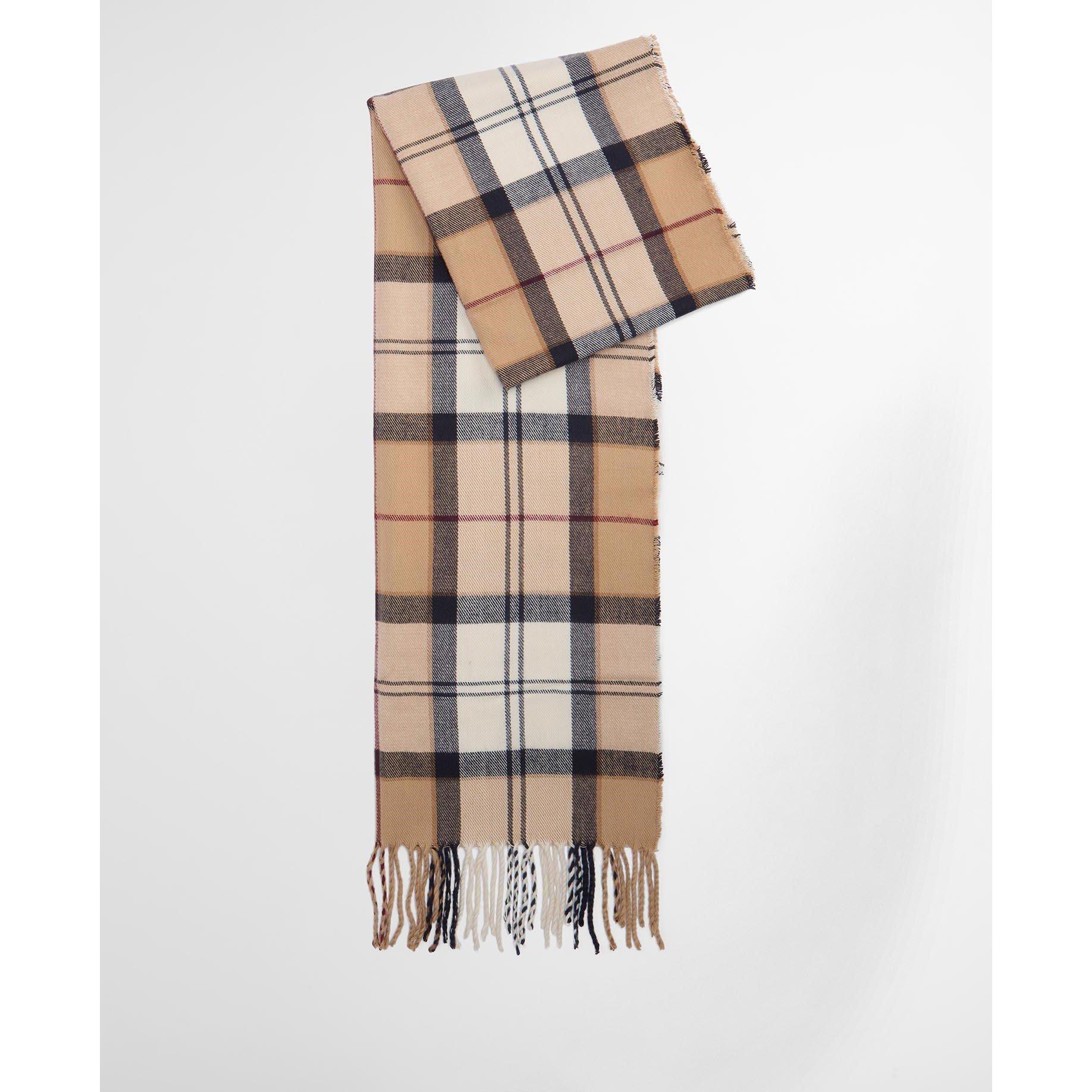 Hessian Tartan - Barbour - Dover Beanie & Hailes Scarf Gift Set - 5