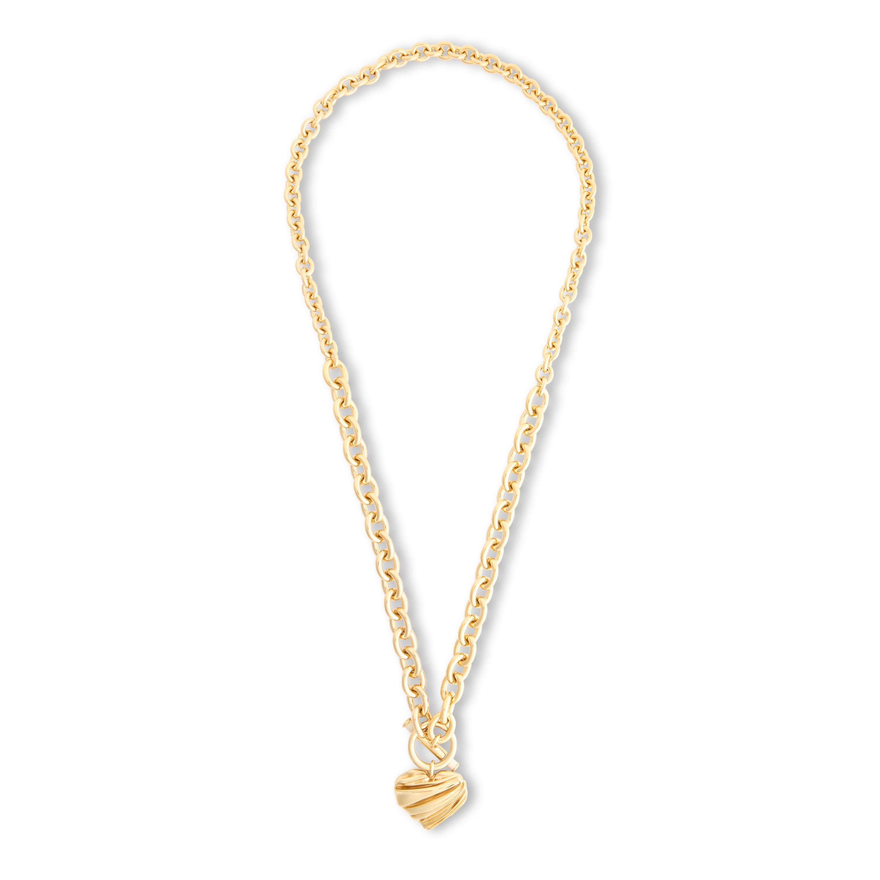 Gold/Ivory - Chloe - Women's JN09 Chain Necklace - 1