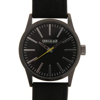 SoulCal SoulCal Quartz Numberless Watch Mens