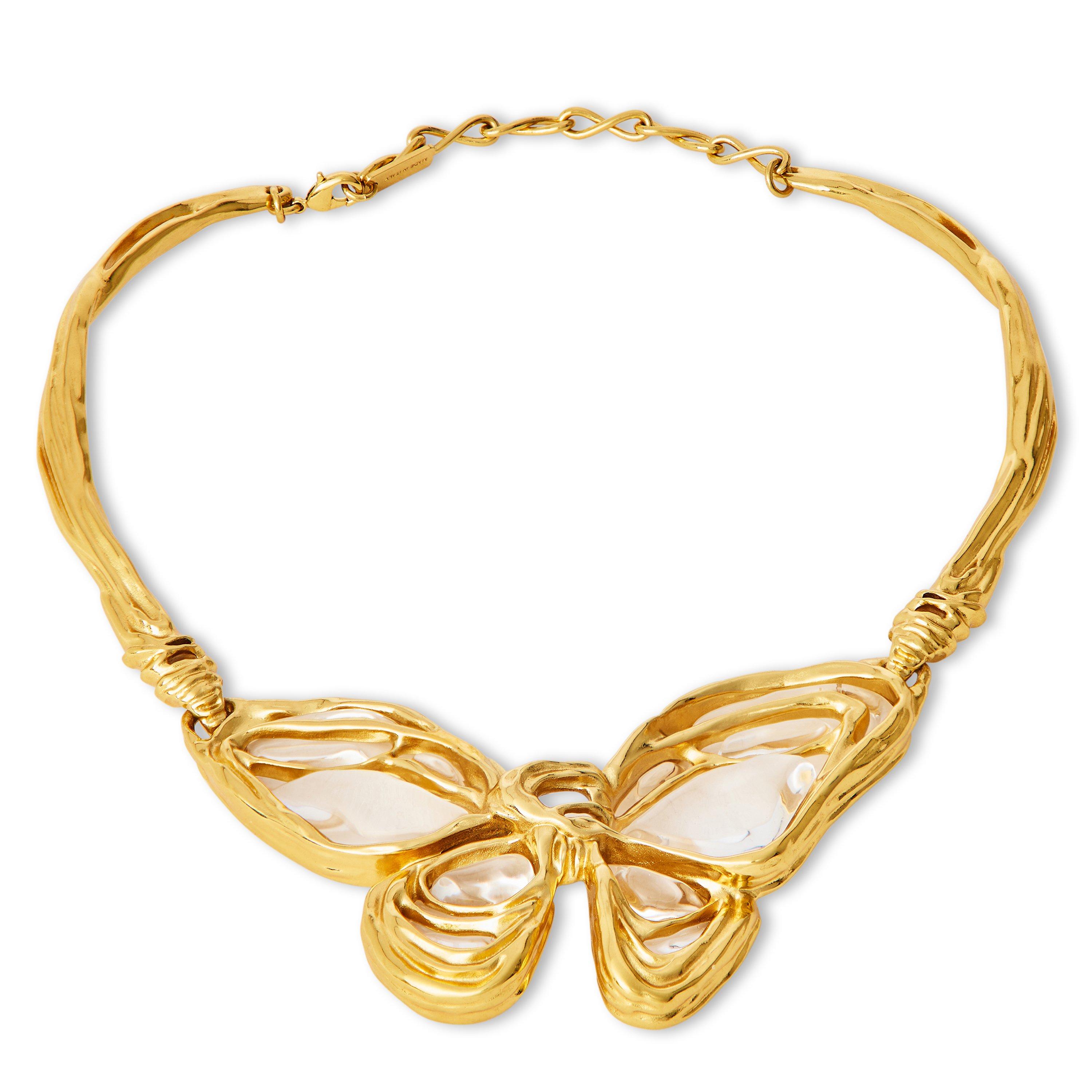 Gold/Transp - Chloe - Women's JN20 Statement Necklace - 1