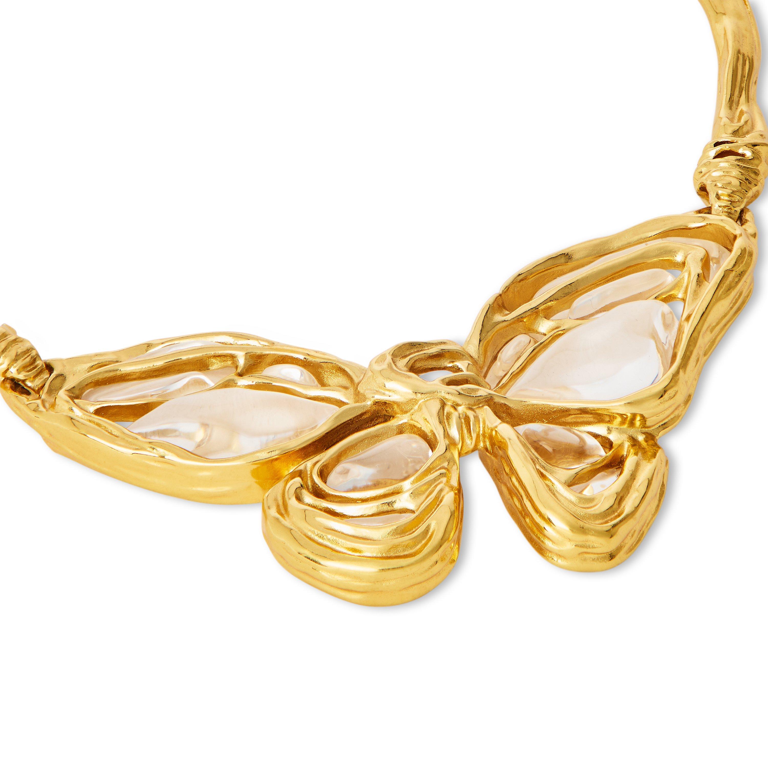 Gold/Transp - Chloe - Women's JN20 Statement Necklace - 2