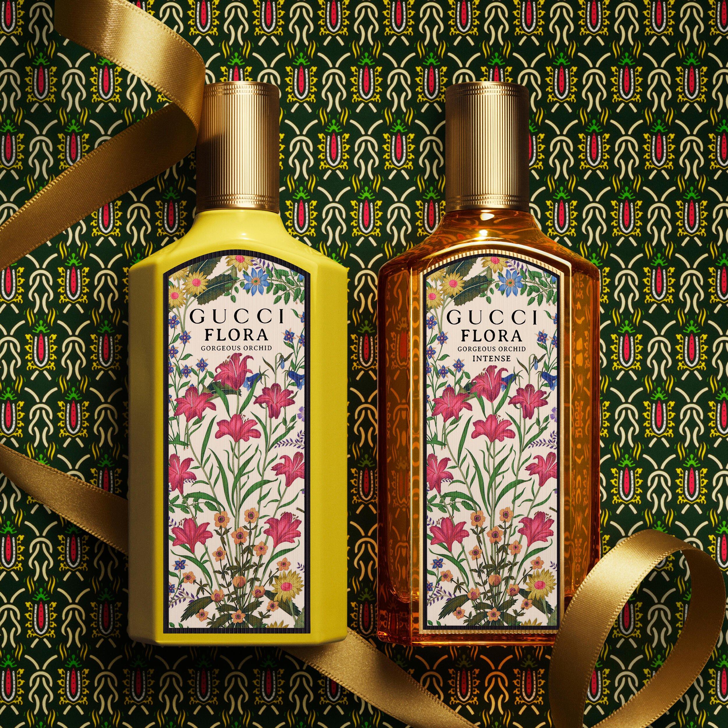Clear - Gucci - Gucci Flora Gorgeous Orchid Eau de Parfum Intense for Women Duo Gift Set 50ml & 10ml - 3