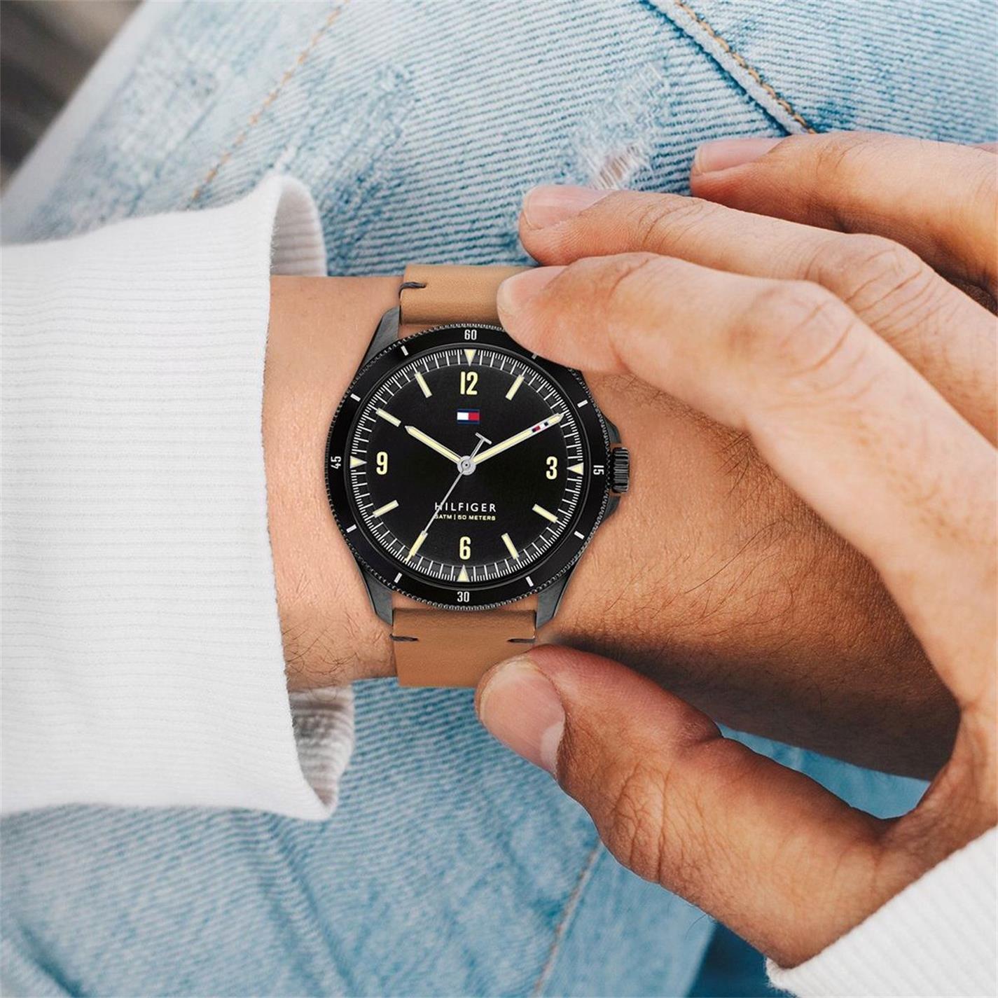 Brown - Tommy Hilfiger - Hilfiger Gents Watch - 4