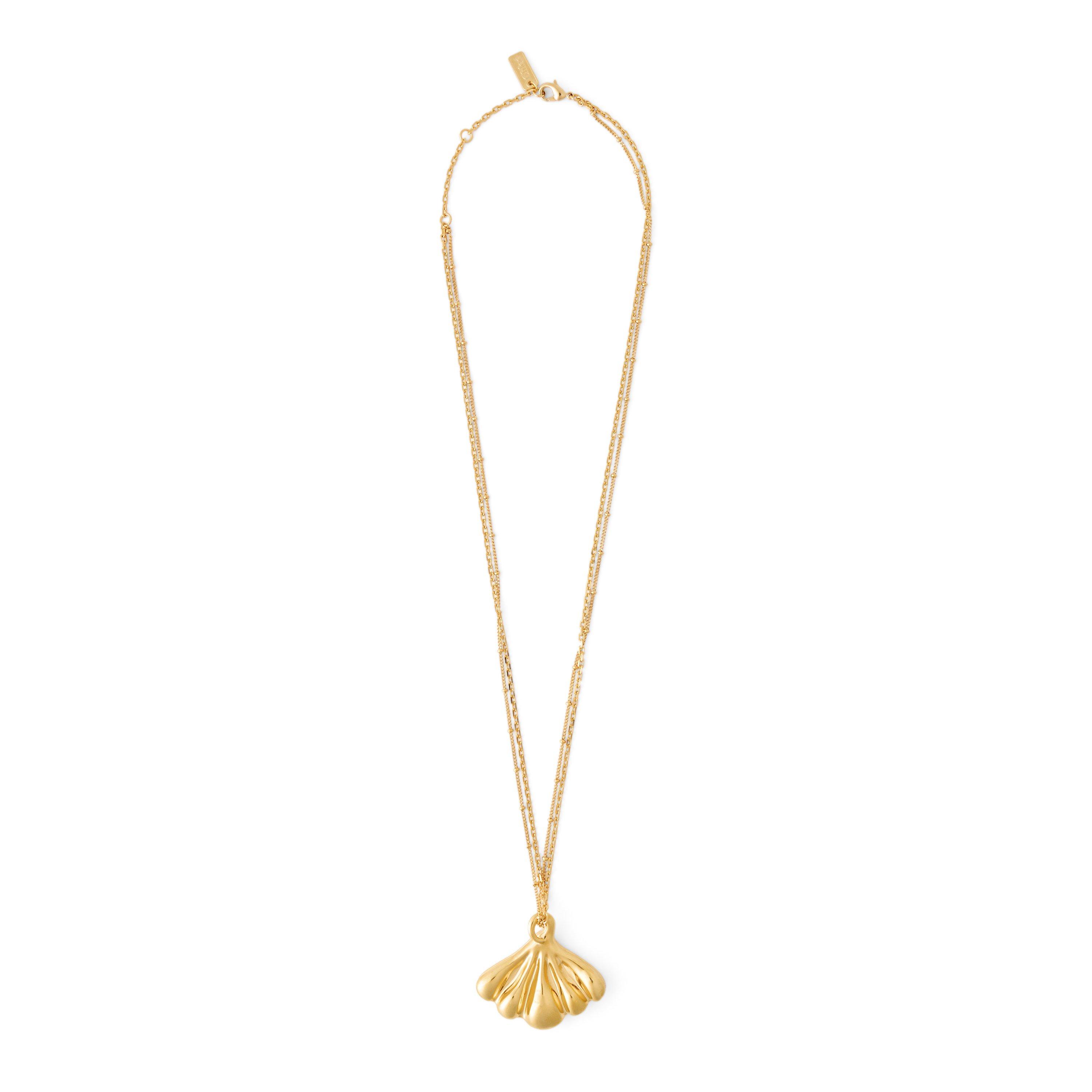 Gold/Silver - Chloe - Women's JN14 Pendant Necklace - 2