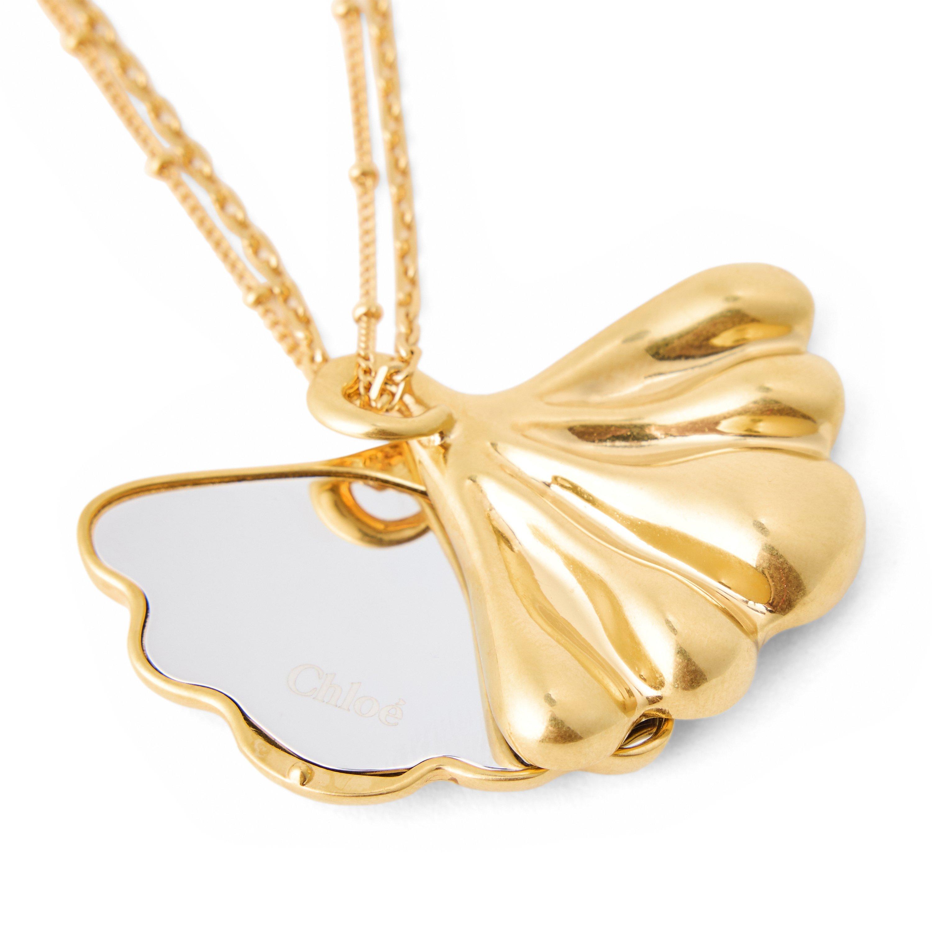 Gold/Silver - Chloe - Women's JN14 Pendant Necklace - 3