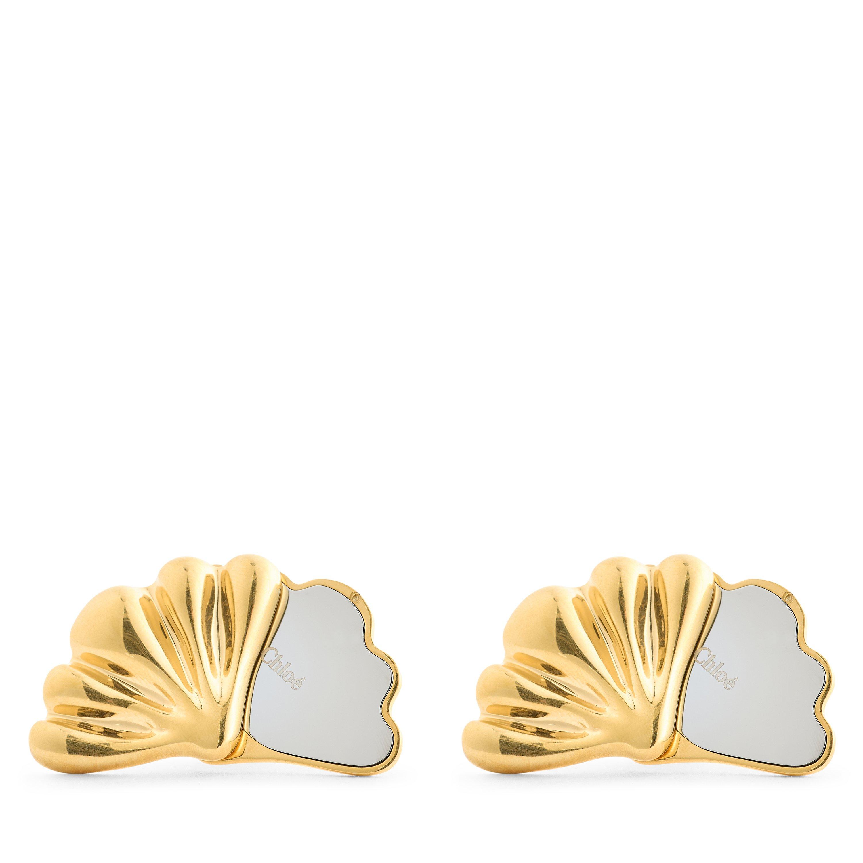 Gold/Silver - Chloe - Women's Statement Earrings - 3