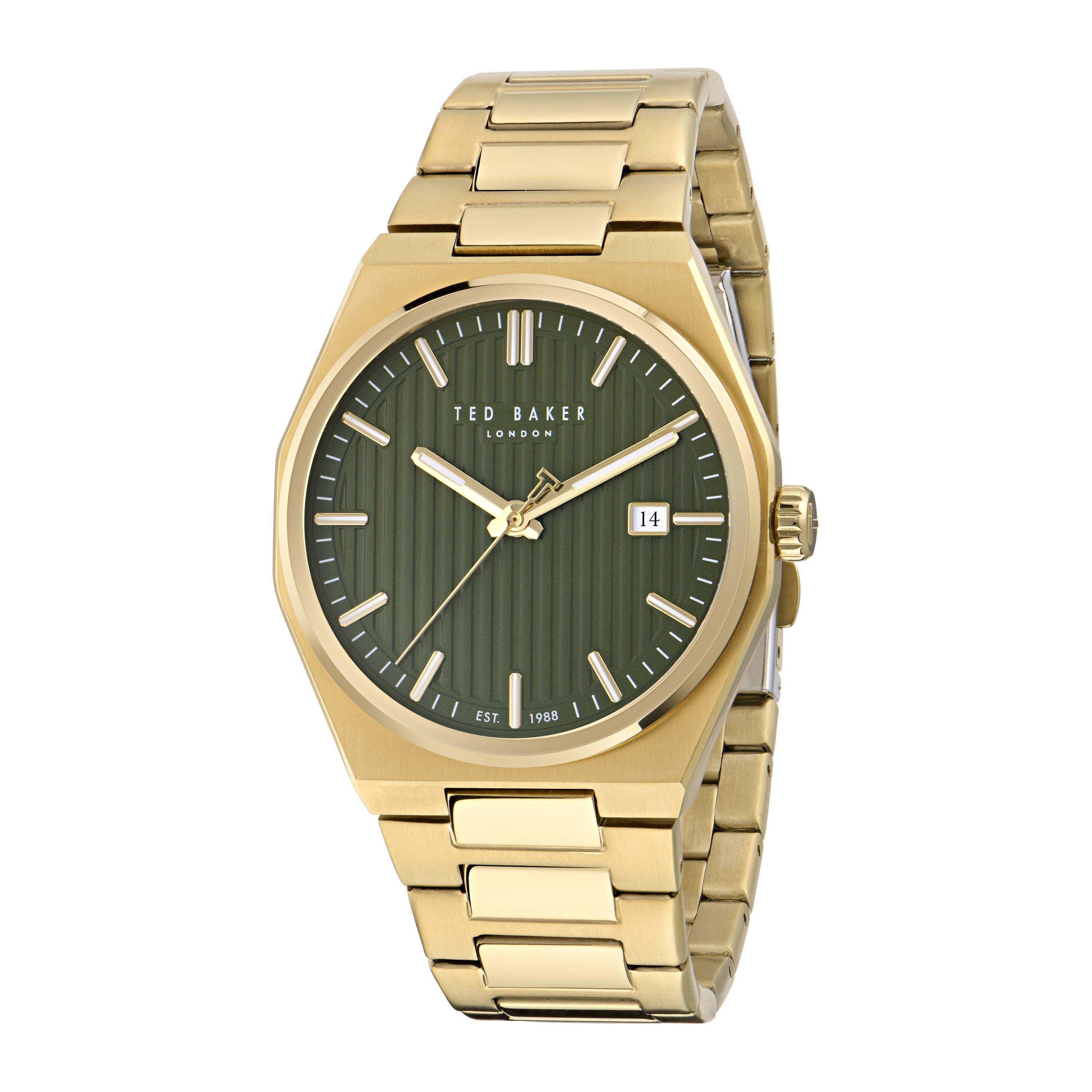 Gold - Ted Baker - Men's Barteen Quartz Analogue Quartz Watch - 1