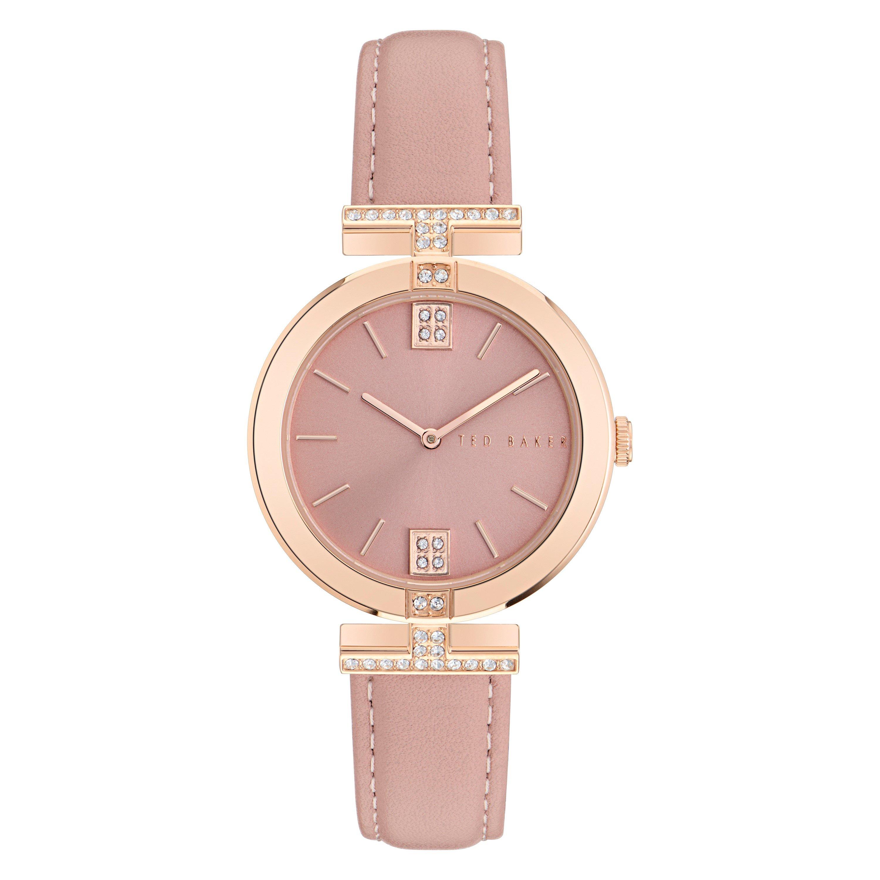 Pink/Gold - Ted Baker - Darbey Quartz Analogue Watch - 1