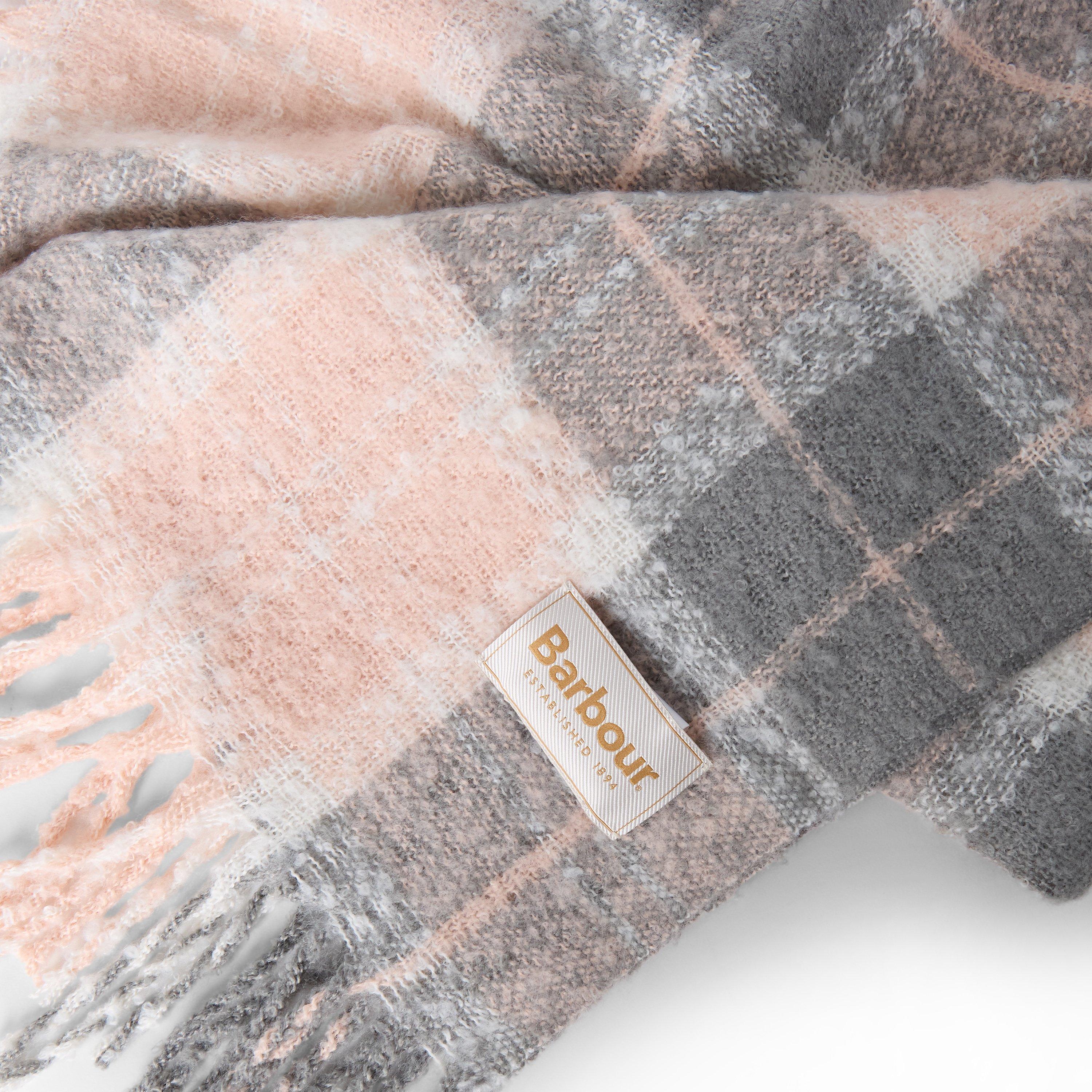 Grey Rose - Barbour - Saltburn Beanie & Tartan Scarf Gift Set - 5