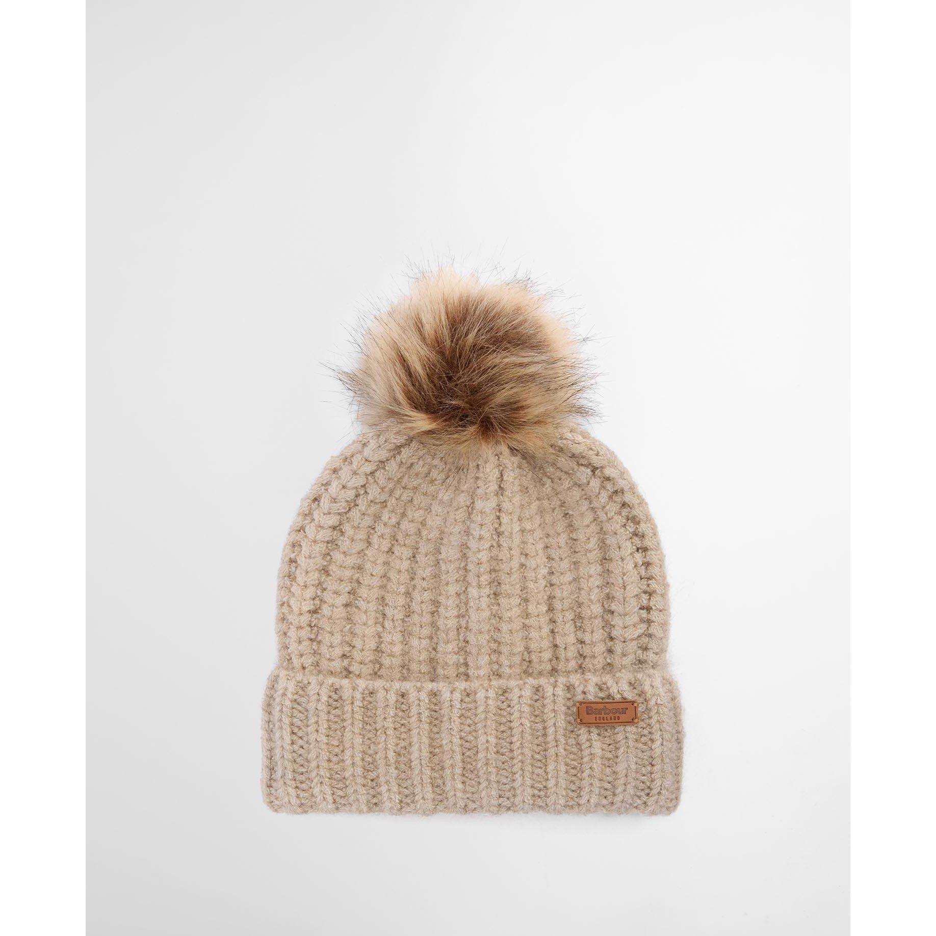 Gardenia Tartan - Barbour - Saltburn Beanie & Tartan Scarf Gift Set - 2