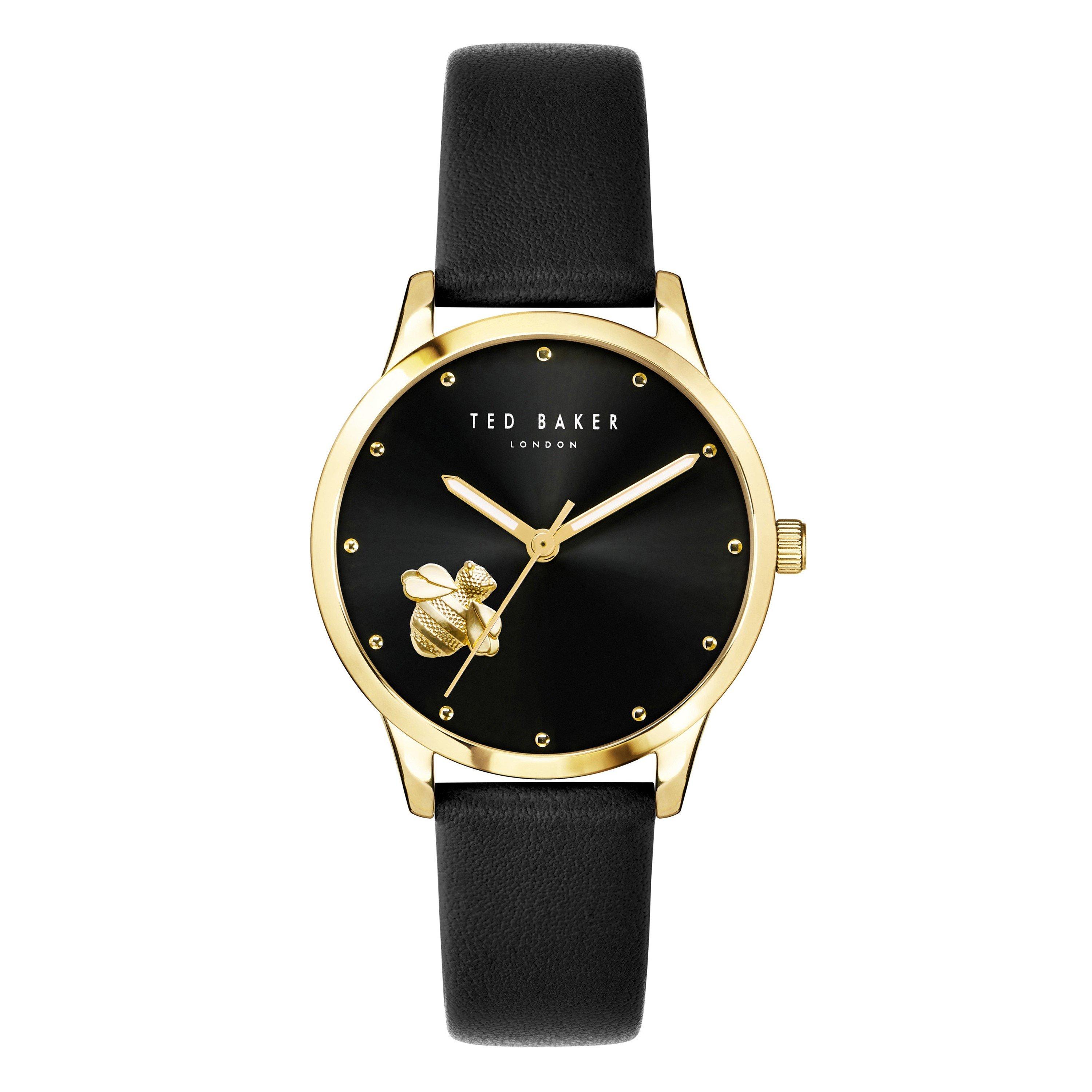 Gold/Black - Ted Baker - Fitzrovia Quartz Analogue Quartz Watch - 1