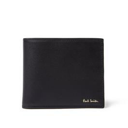 Paul Smith Striped Billfold Leather Wallet