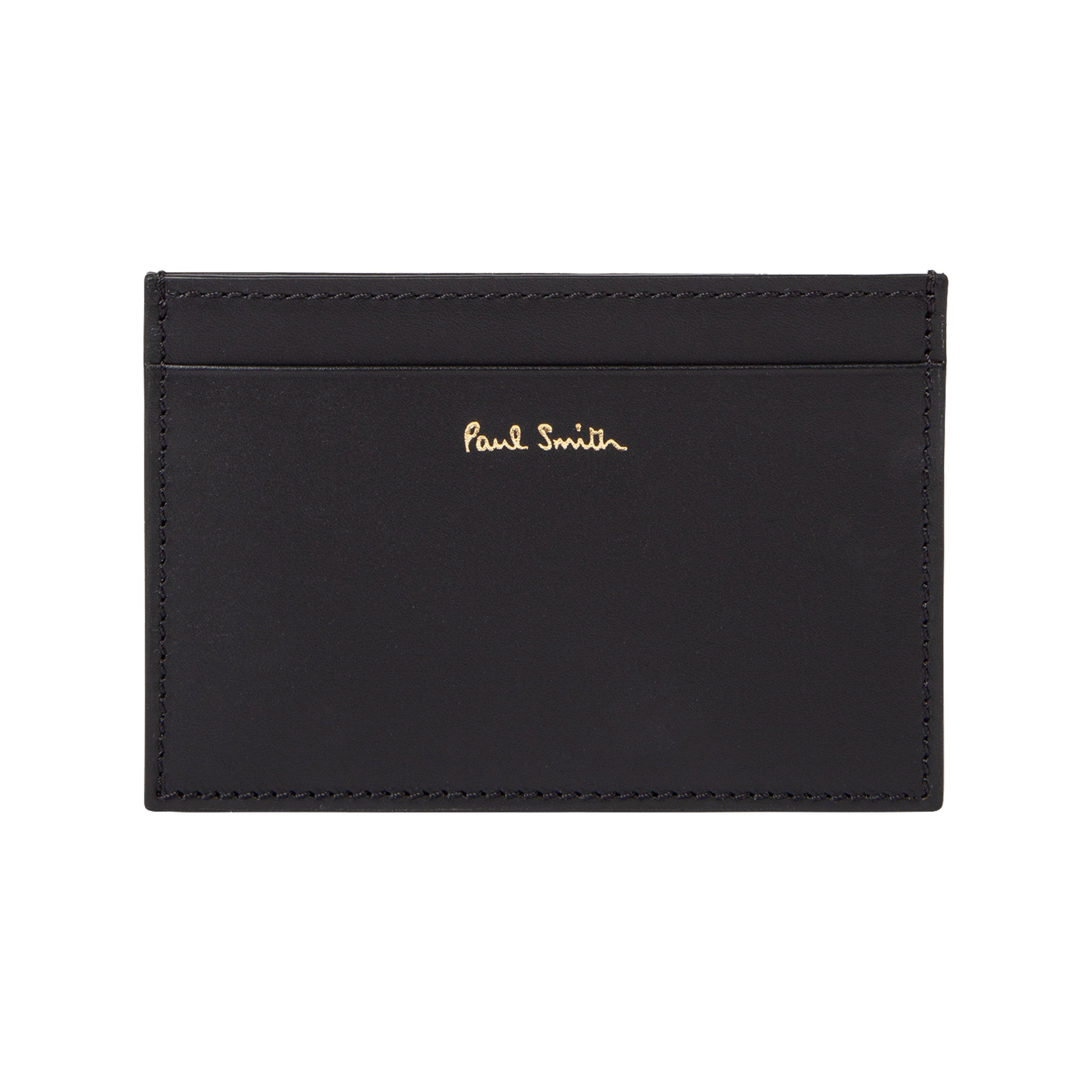 Zwart 79 - Paul Smith - Stripe Leather Cardholder - 2