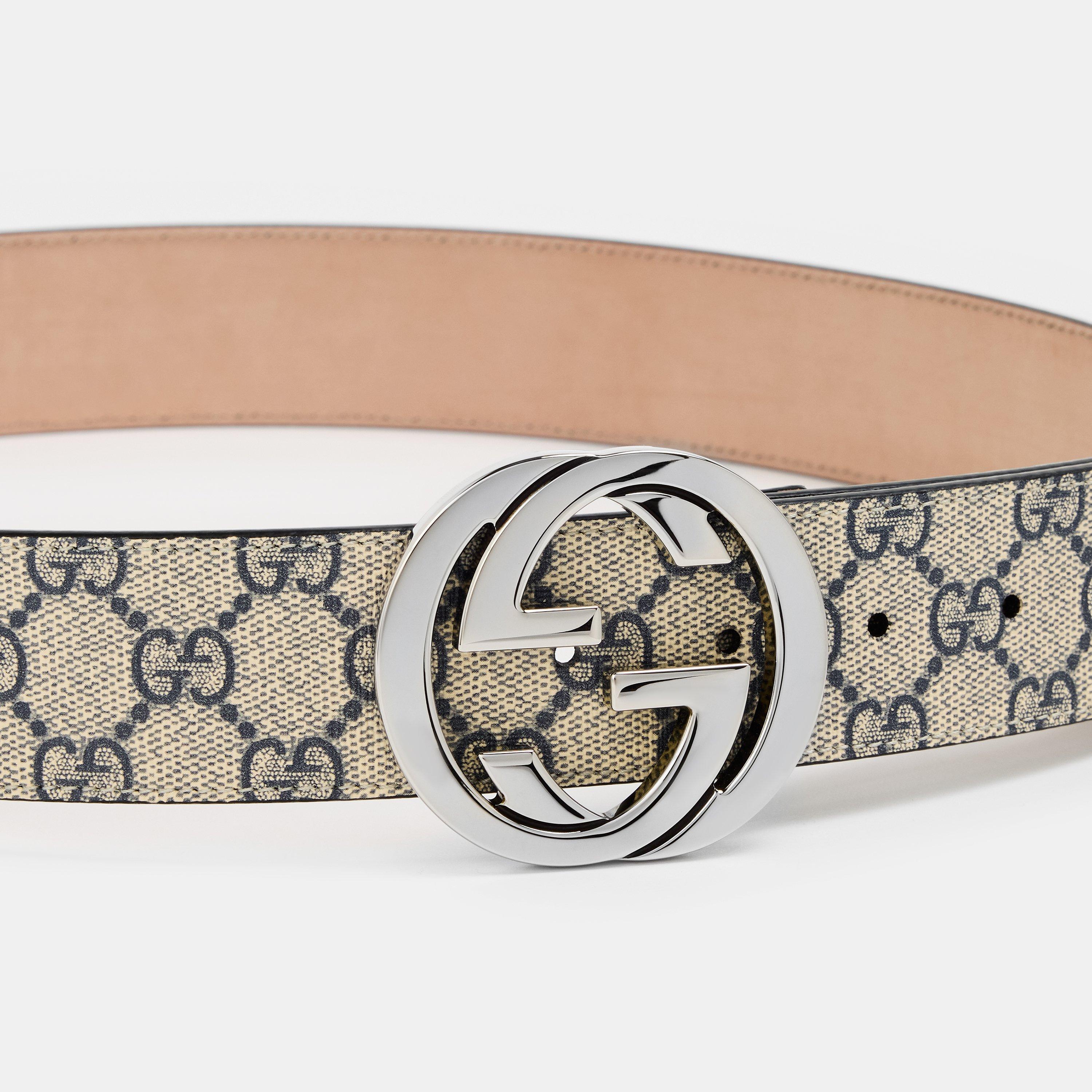 Gucci | Men's Logo Canvas GG Supreme Belt | Leather Belt