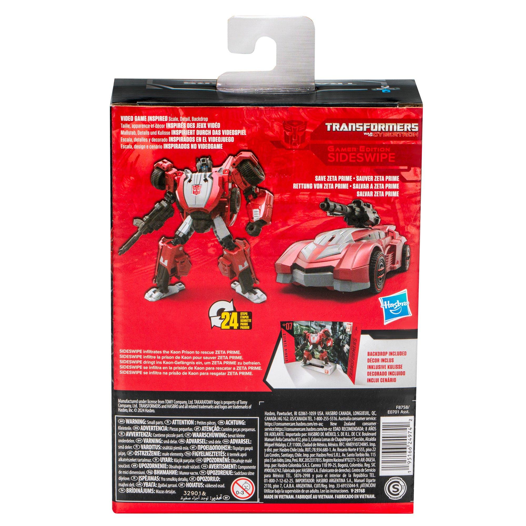 Varer - Transformers - Studio Series Deluxe Class Action Figure - Sideswipe - 6
