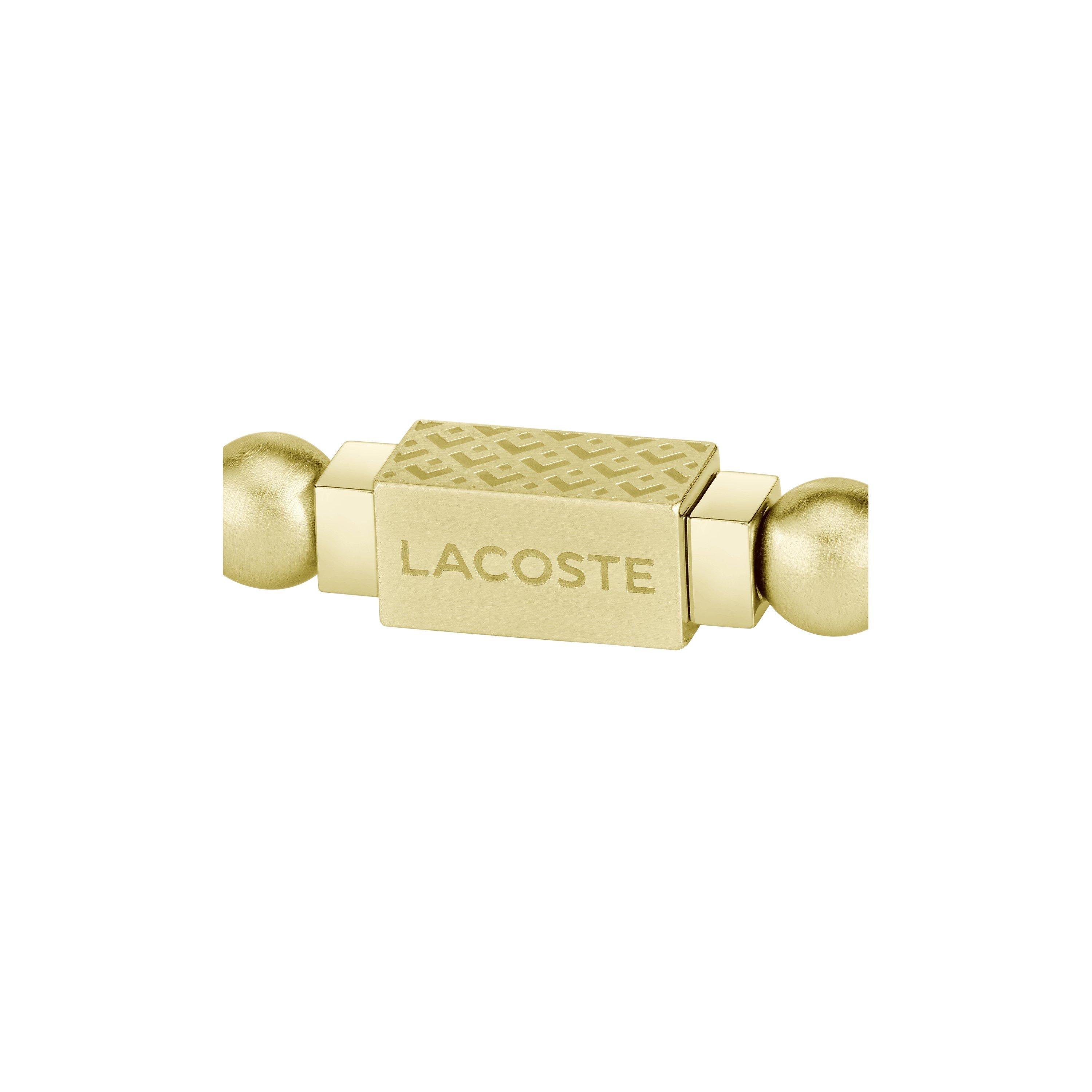 Gold Plated - Lacoste - Lacoste Mens Matchpoint Gold IP Bead Bracelet - 4