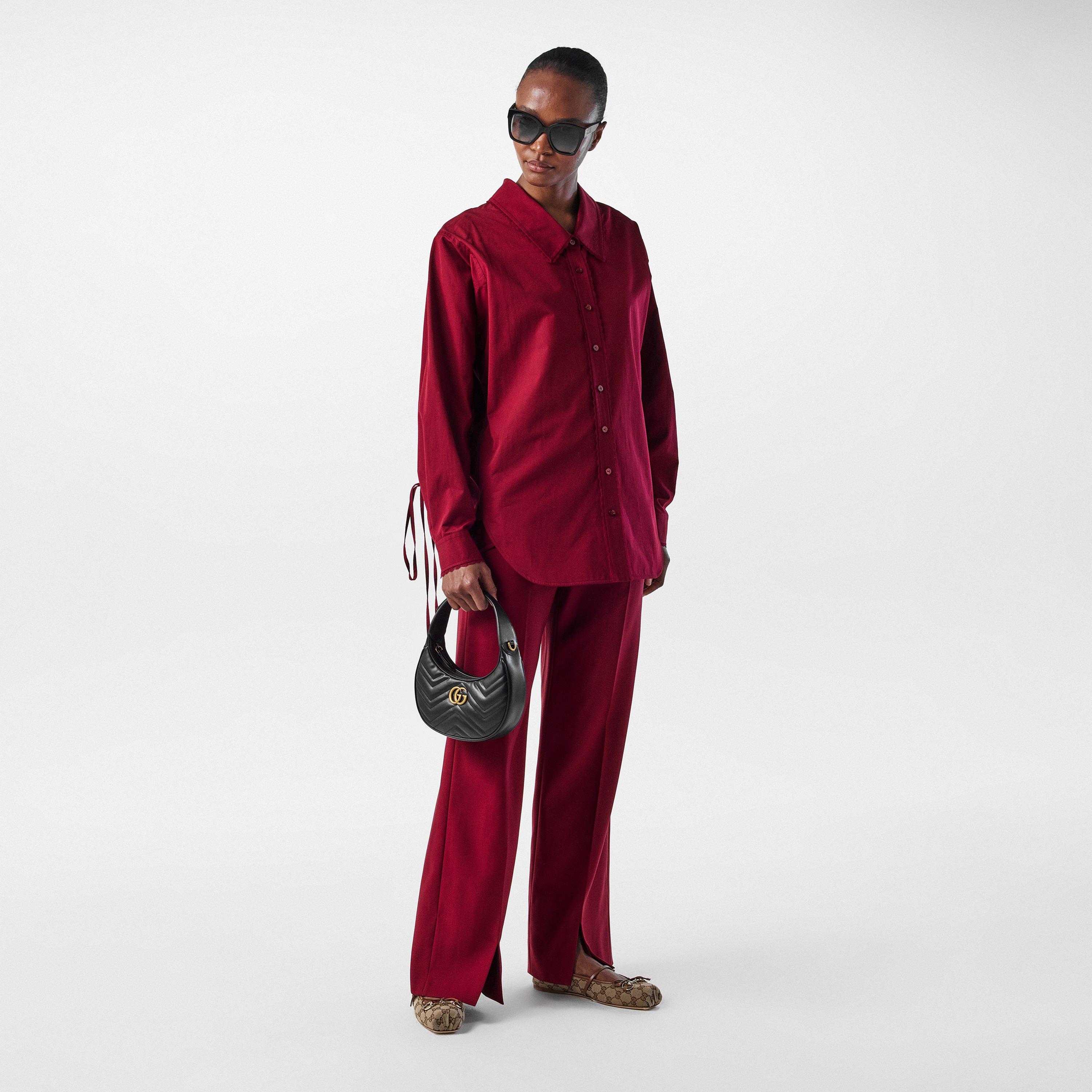 Black 001 - Gucci - Women's Square Graduated Sunglasses - 6