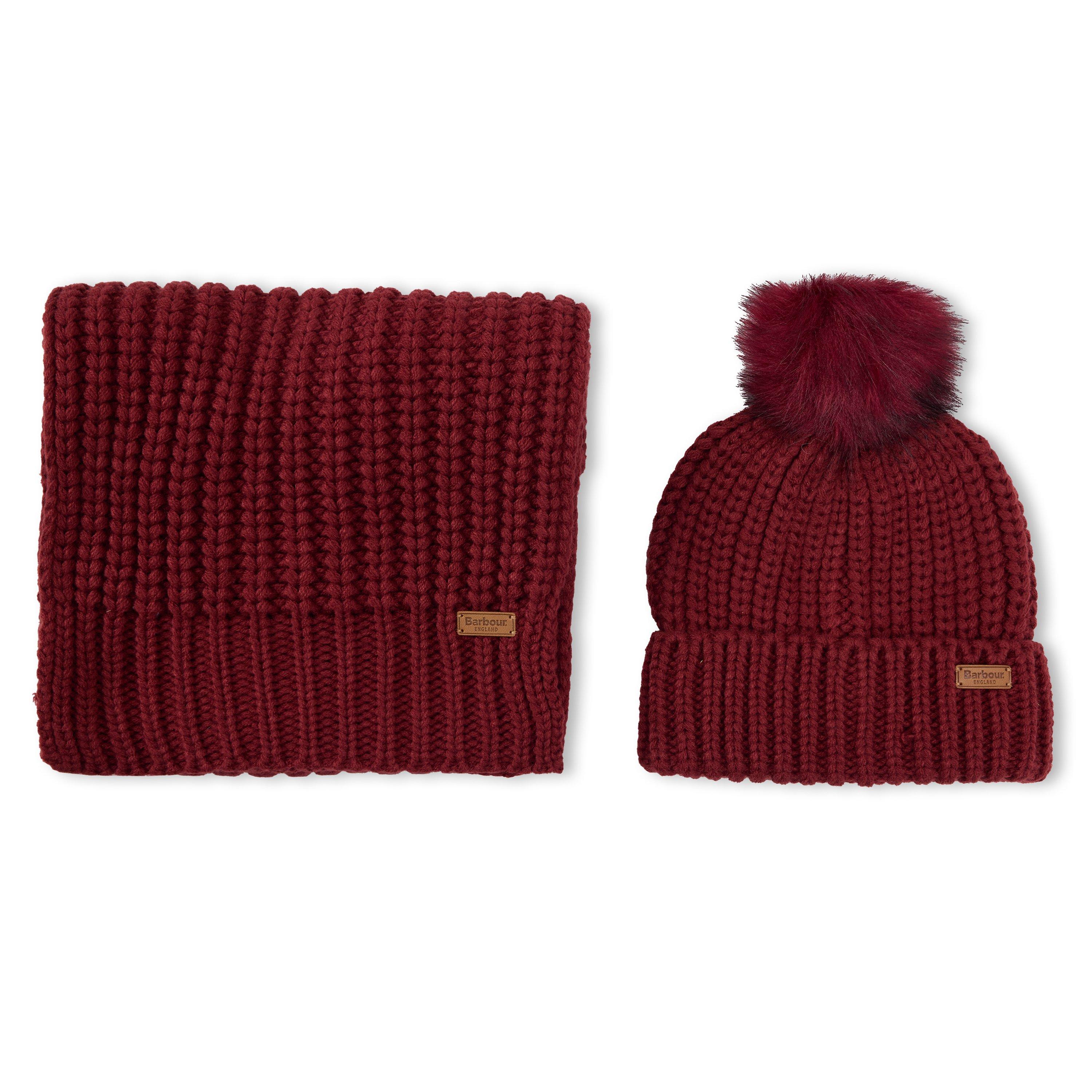 Cranberry AW26 - Barbour - Saltburn Beanie & Scarf Gift Set - 1