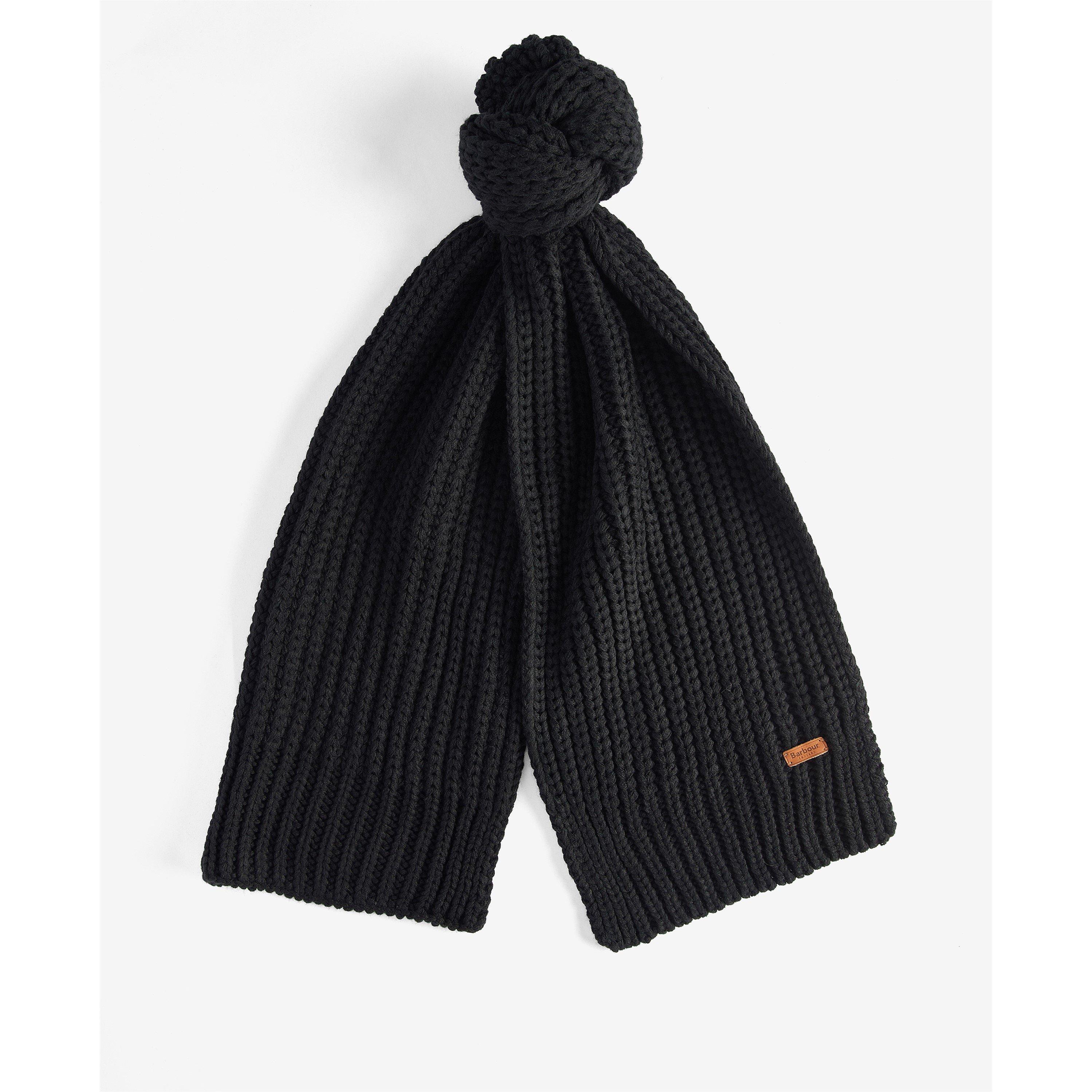 Black - Barbour - Saltburn Beanie & Scarf Gift Set - 7