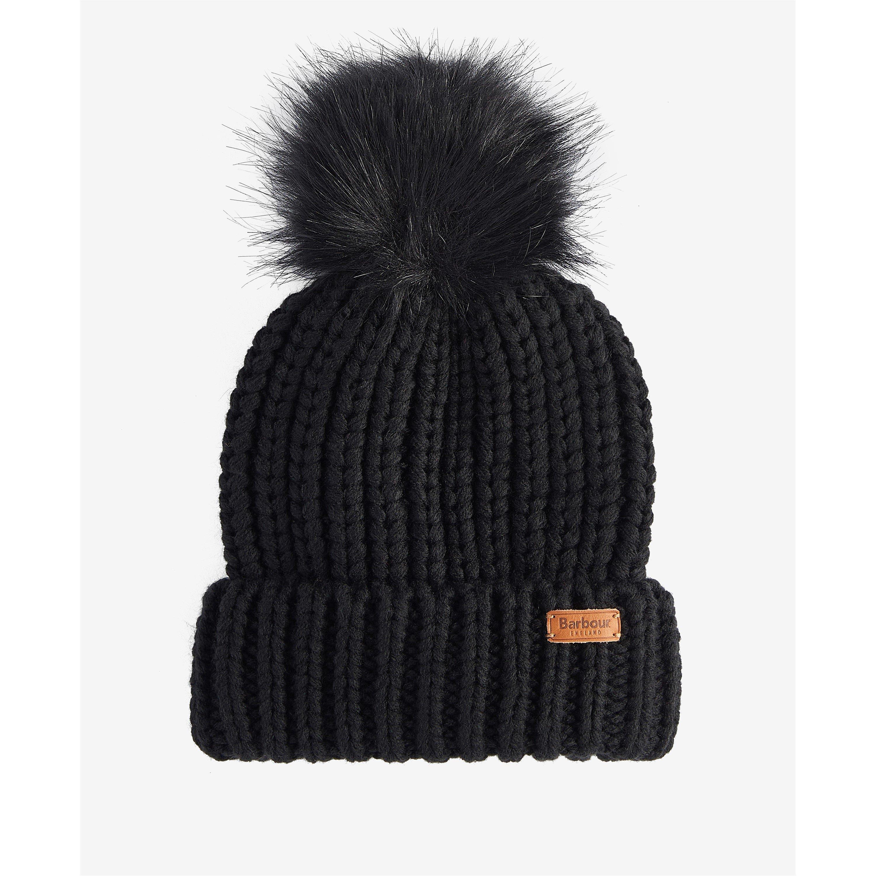 Black - Barbour - Saltburn Beanie & Scarf Gift Set - 4