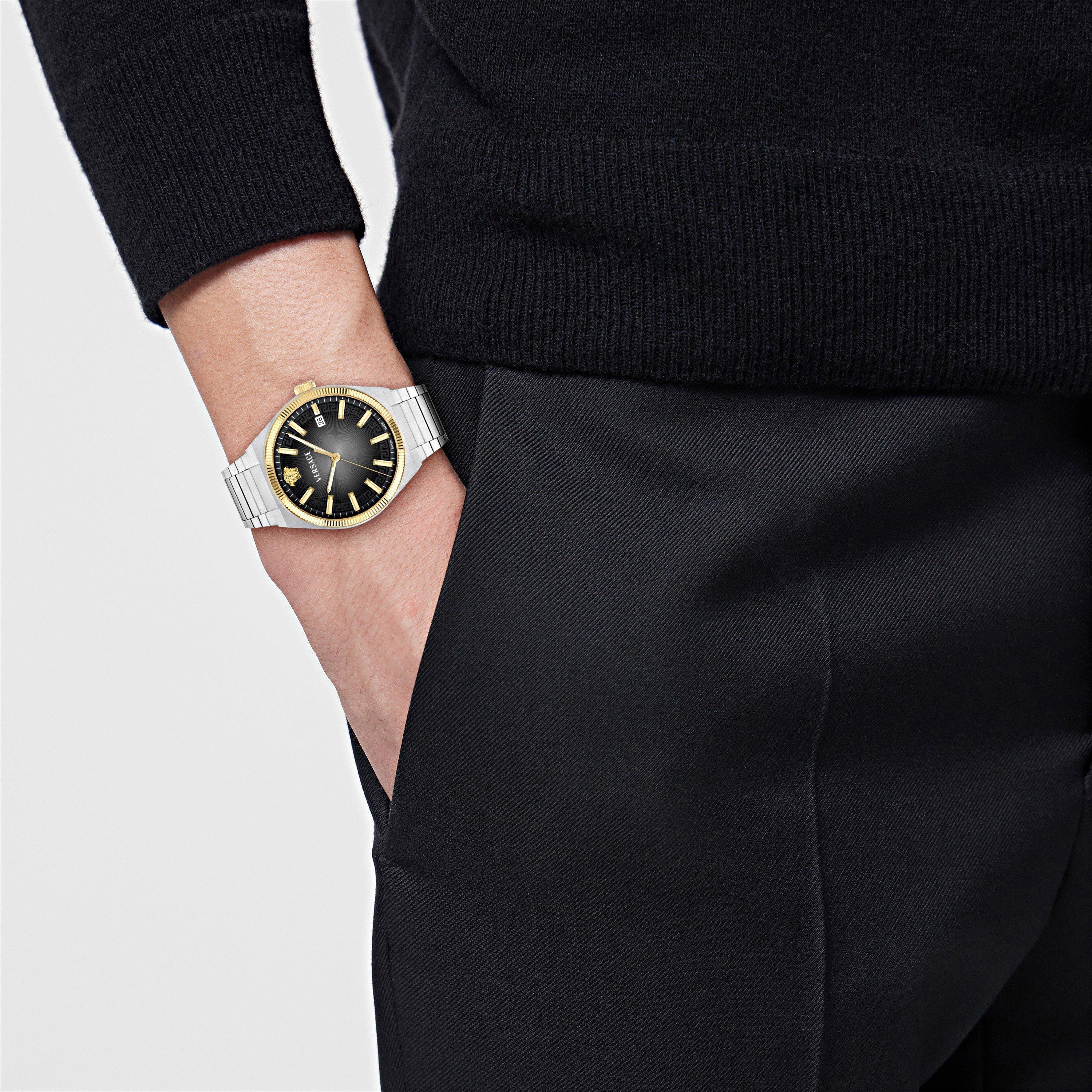 Silver tone - Versace - Versace Auria Gent W Sn71 - 2