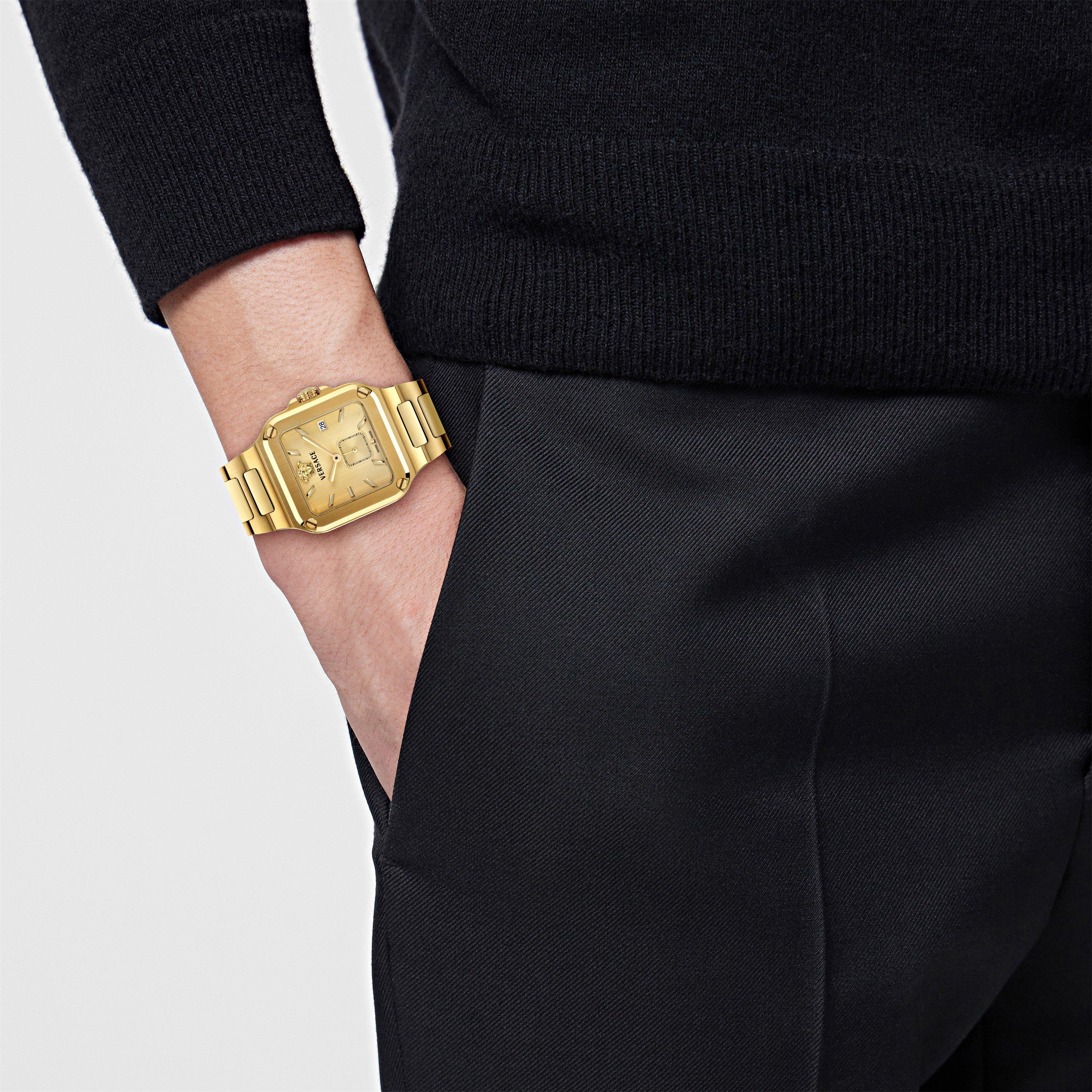 Gold tone - Versace - Versace Greca Edge Wtc 71 - 2