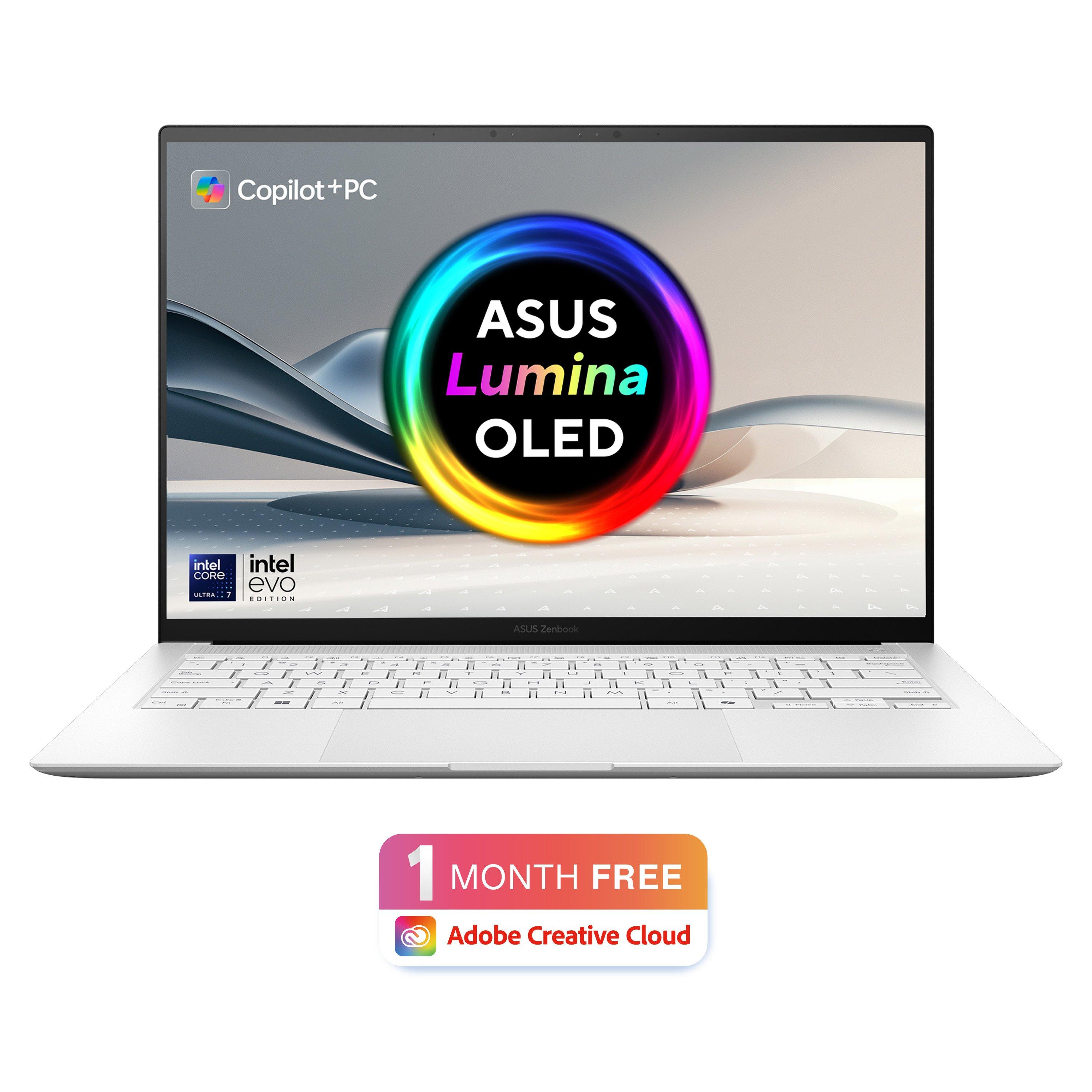 Black - ASUS - ASUS Zenbook S 14 14 3K OLED Touch Laptop - Core Ultra 7 258V 32GB RAM 1TB SSD Windows 11 - 8