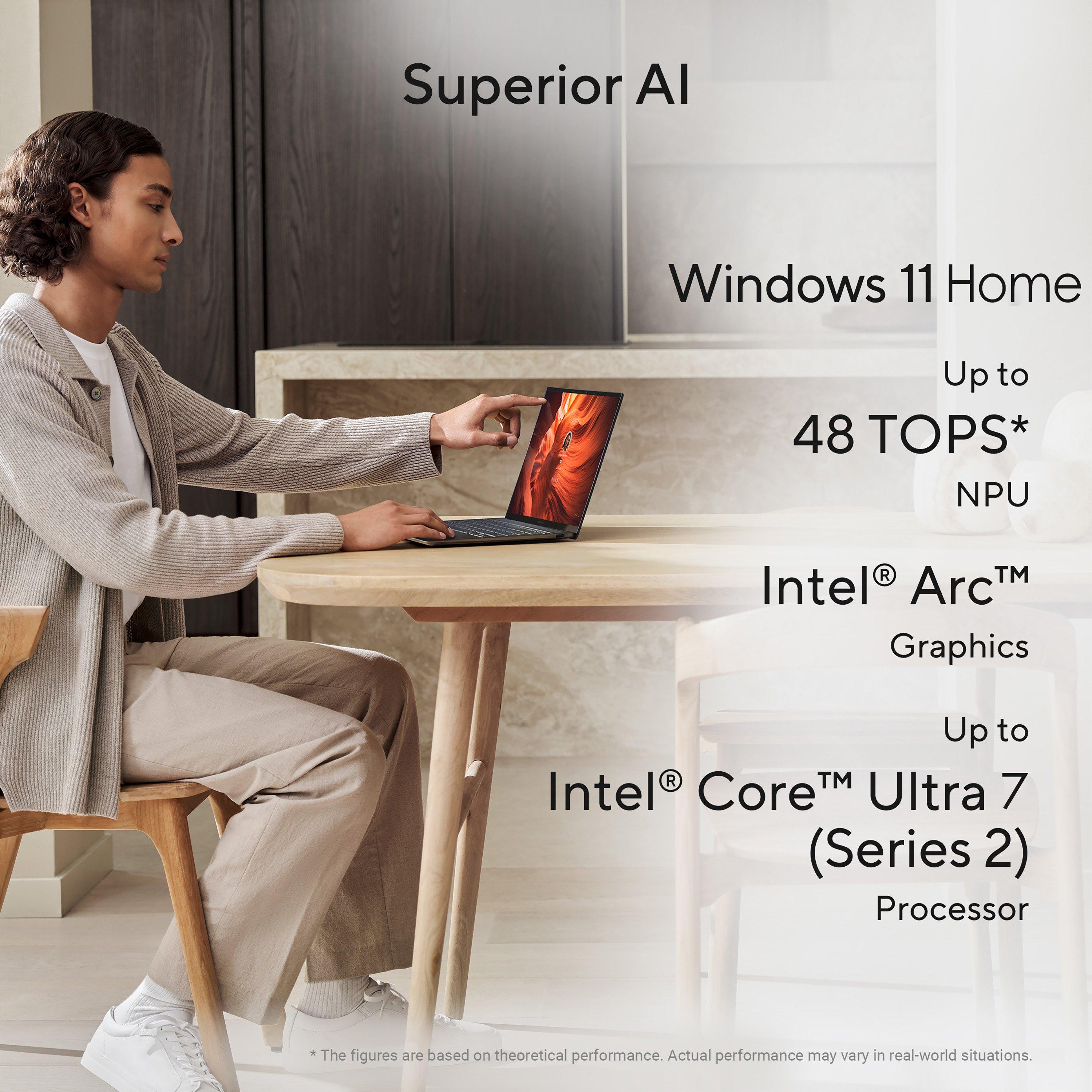 Black - ASUS - ASUS Zenbook S 14 14 3K OLED Touch Laptop - Core Ultra 7 258V 32GB RAM 1TB SSD Windows 11 - 10