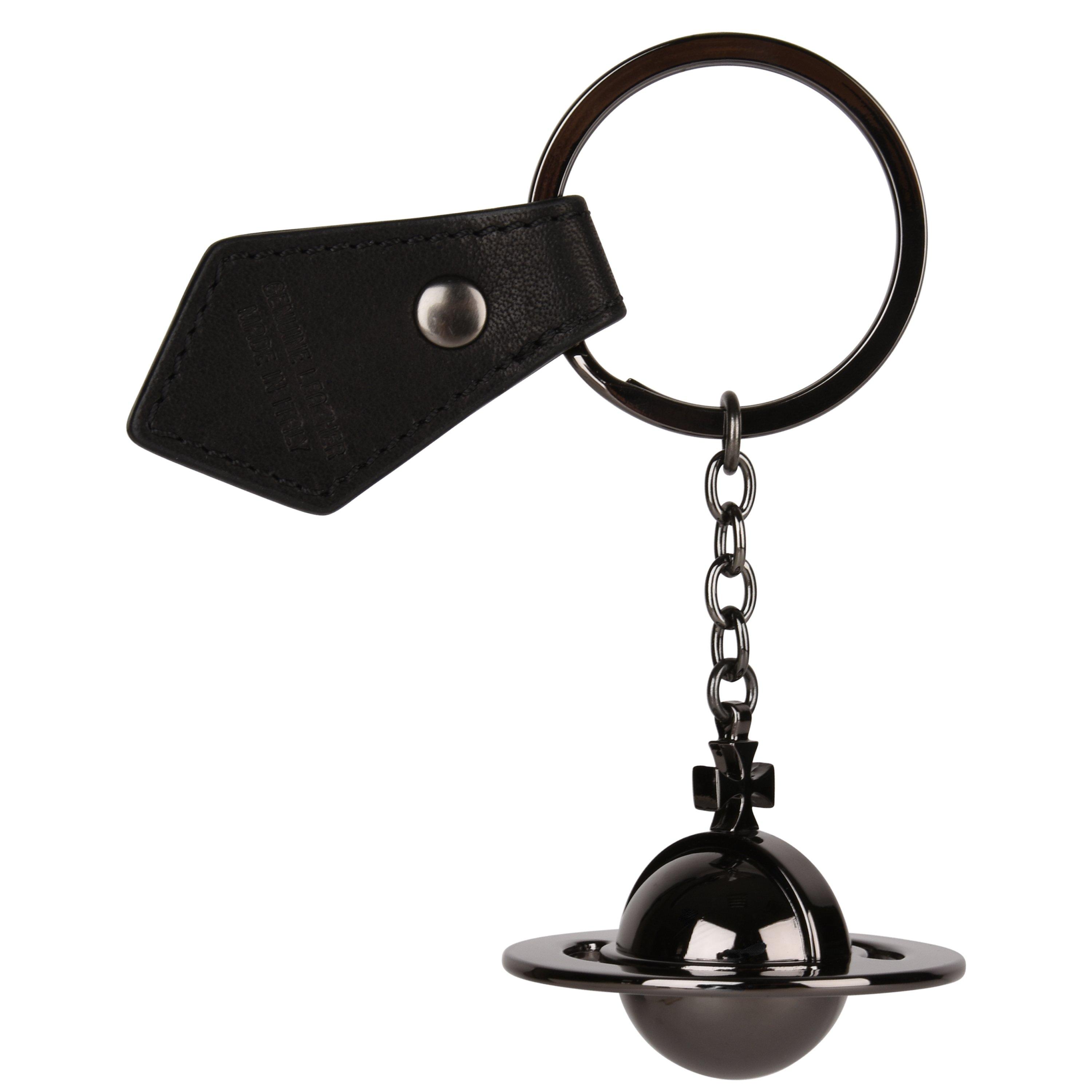 Black - Vivienne Westwood - Men's Orb Keyring - 2