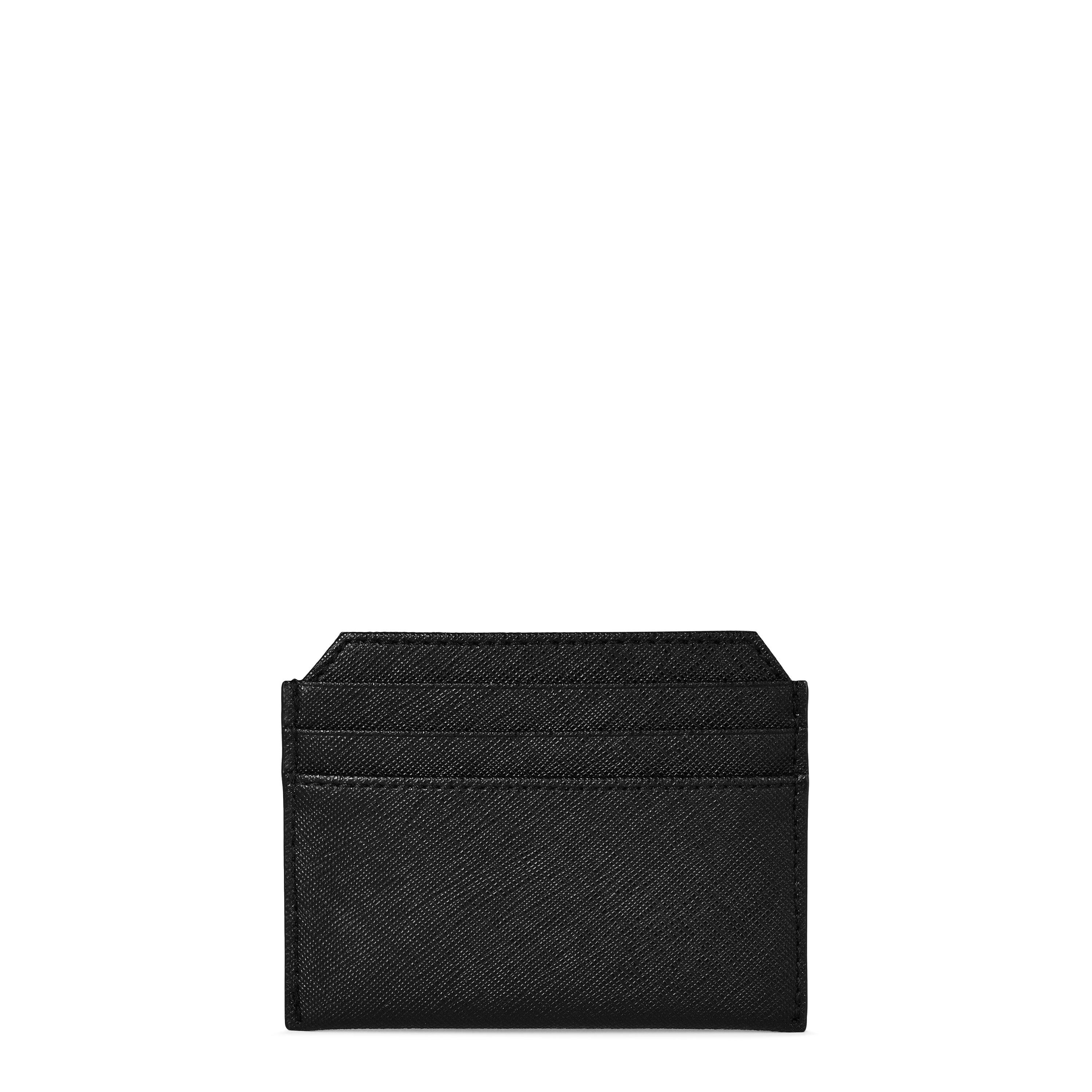 Black - Vivienne Westwood - Men's Textured Leather Milano Orb Card Holder - 2