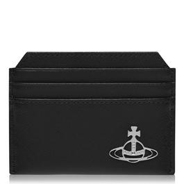 Vivienne Westwood MenS Plain Leather Orb Kent Card Holder