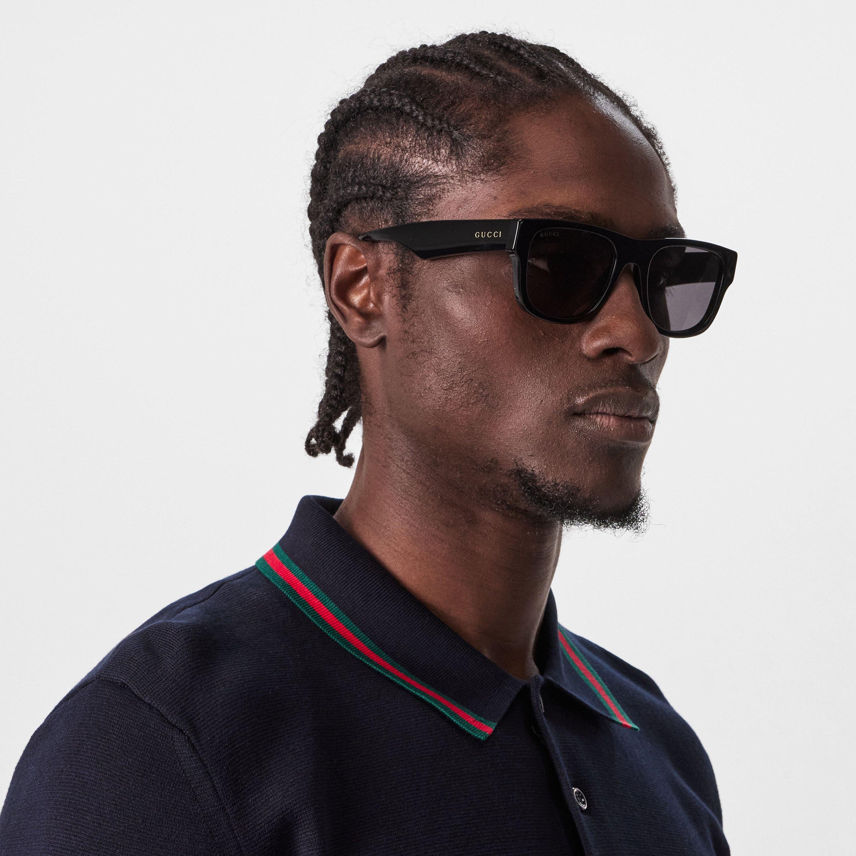 Black - Gucci - Wayfarer Sunglasses - 3