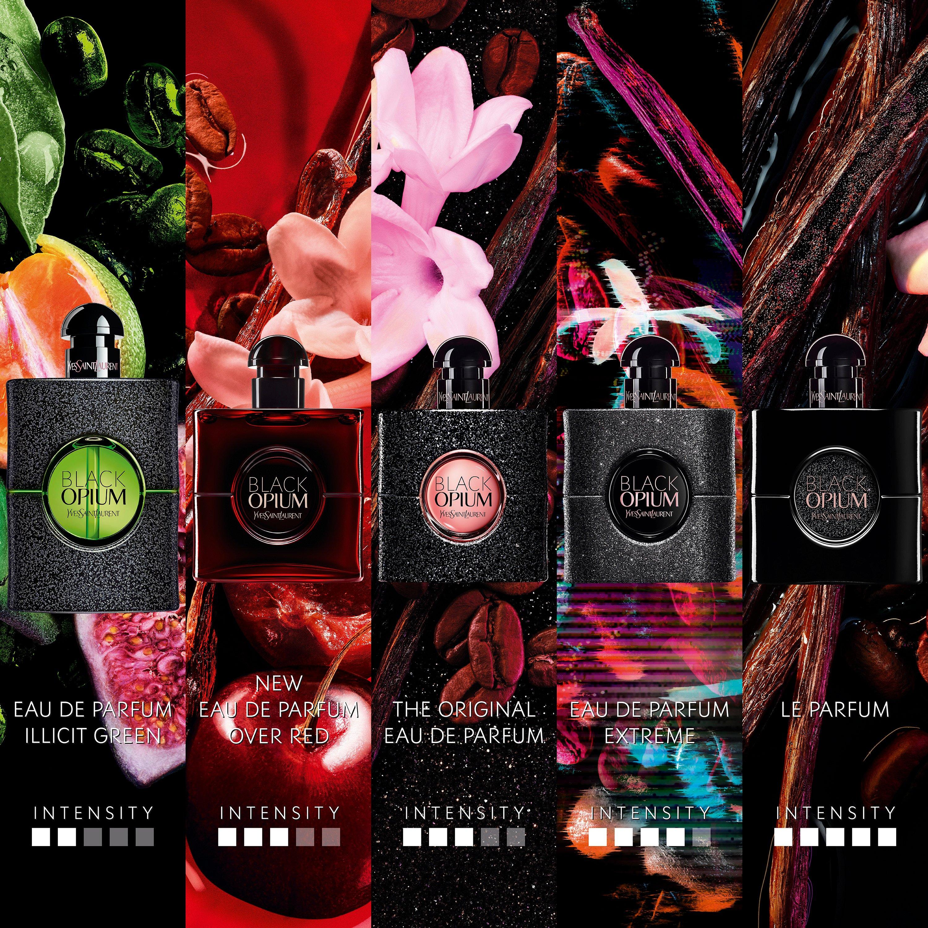 Clear - Yves Saint Laurent - Ysl Black Opium Eau De Parfum Over Red - 7