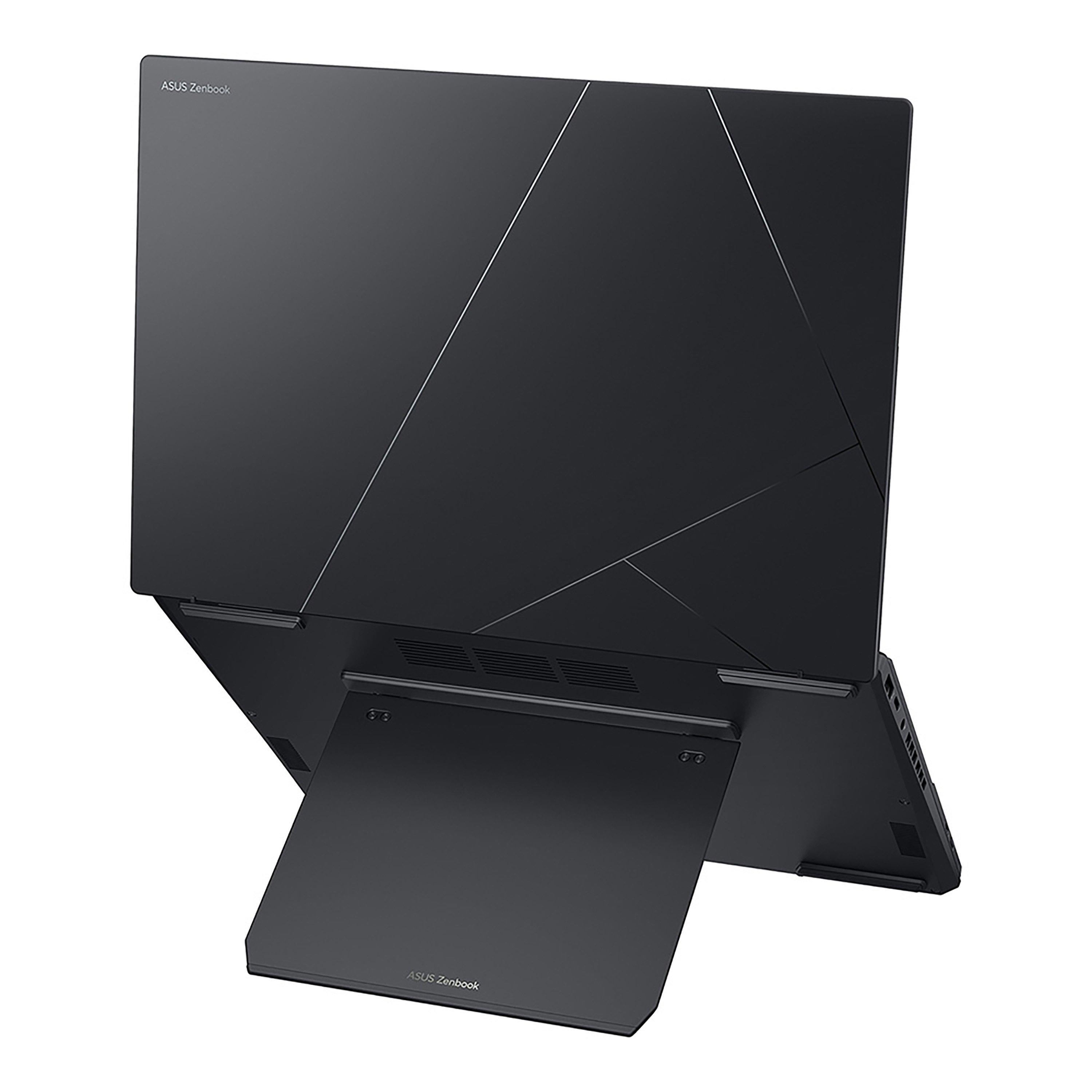 Black - ASUS - ASUS Zenbook DUO 14 Dual OLED Touch Laptop - Core Ultra 9 285H 32GB RAM 1TB SSD Windows 11 - 4
