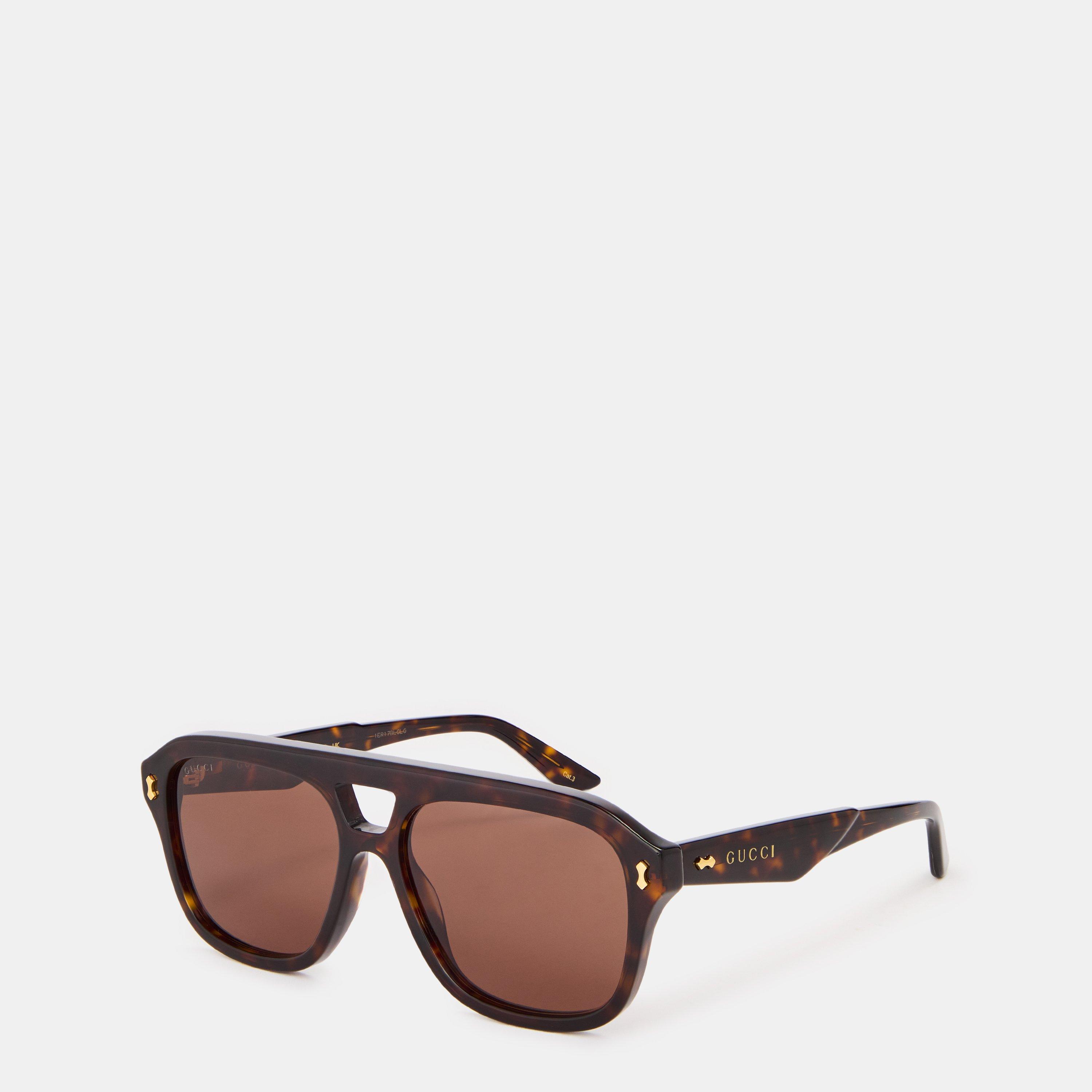 Gucci Aviator Sunglasses - Brown