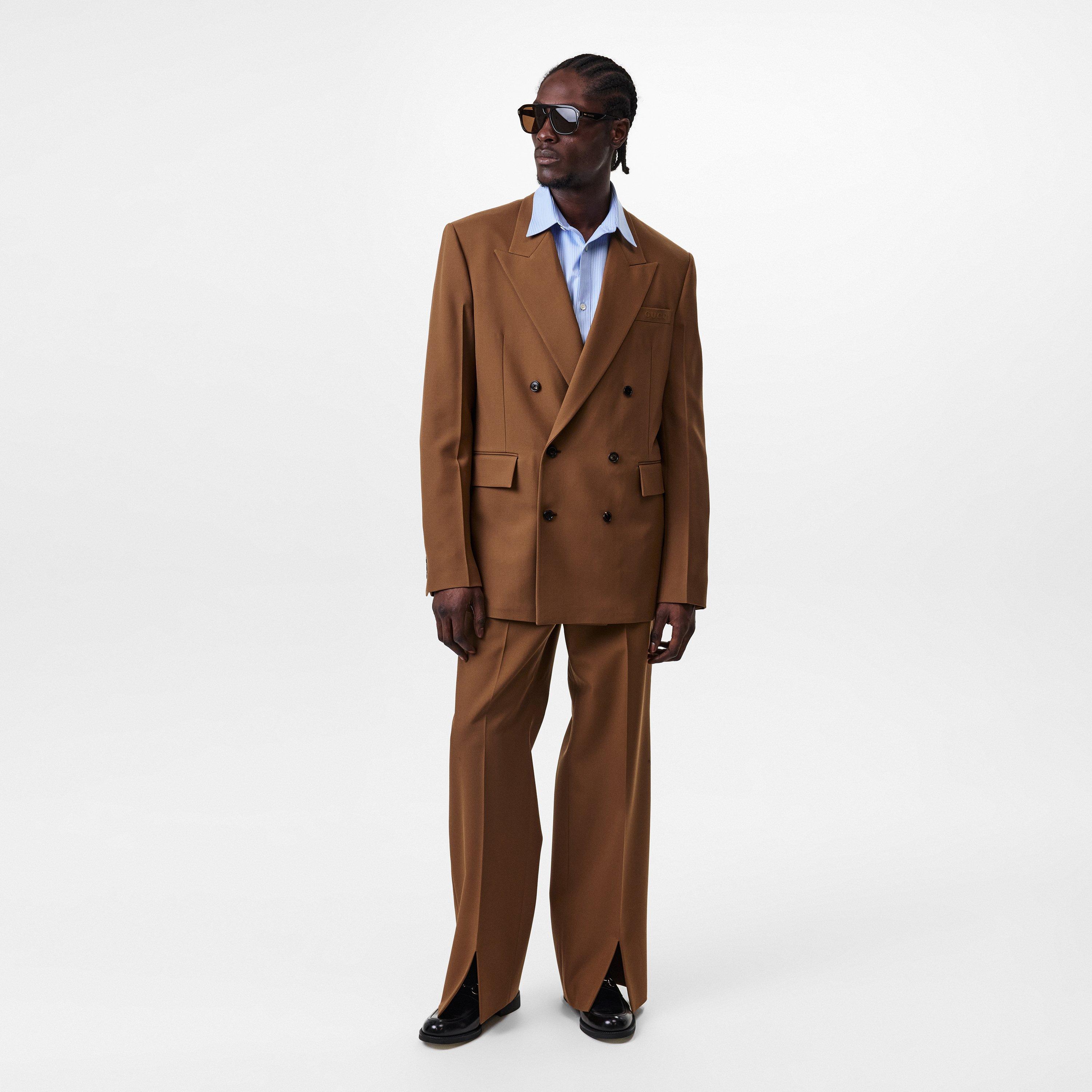 Brown - Gucci - Aviator Sunglasses - 6