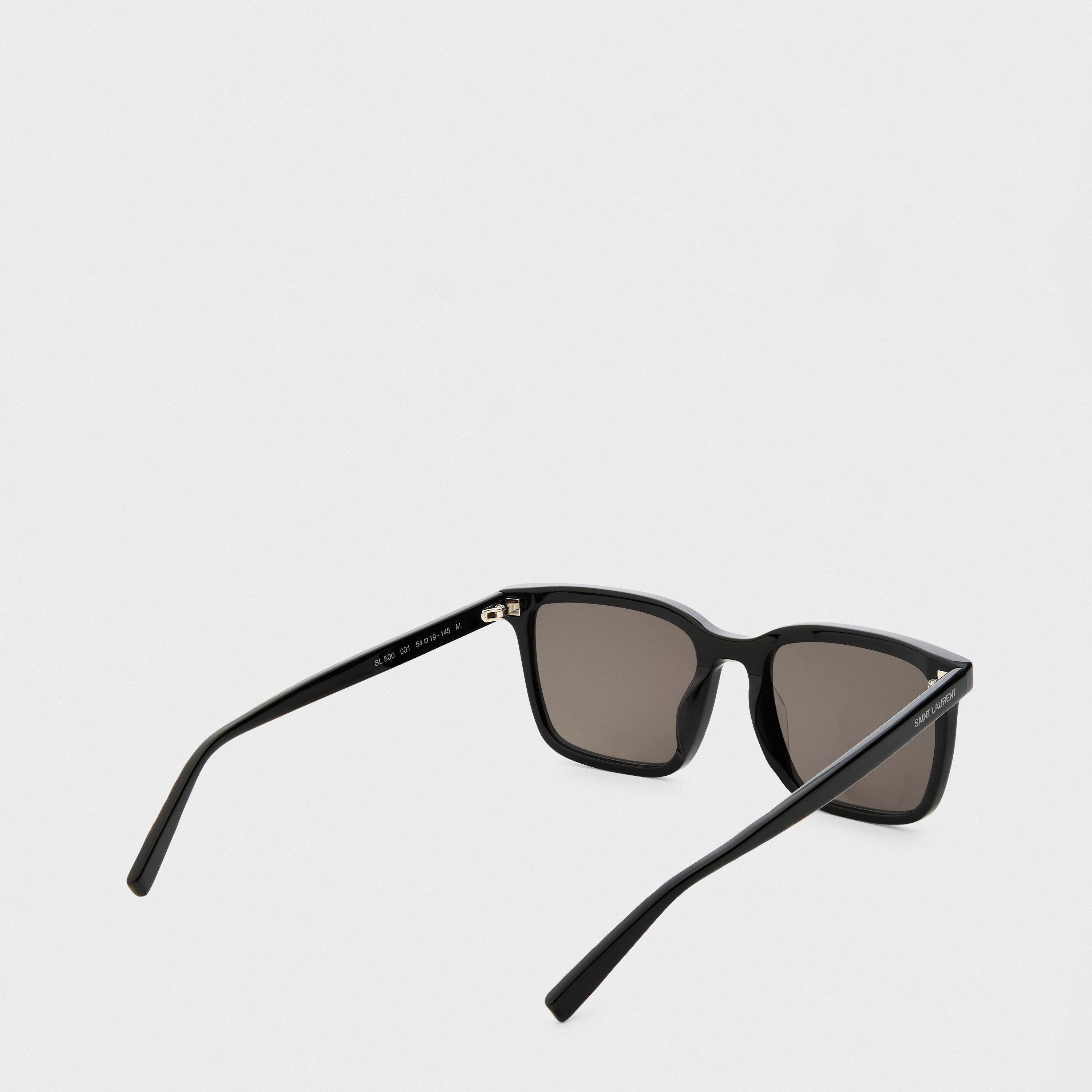 Black - Saint Laurent - Sl 500 Square-Frame Sunglasses - 2