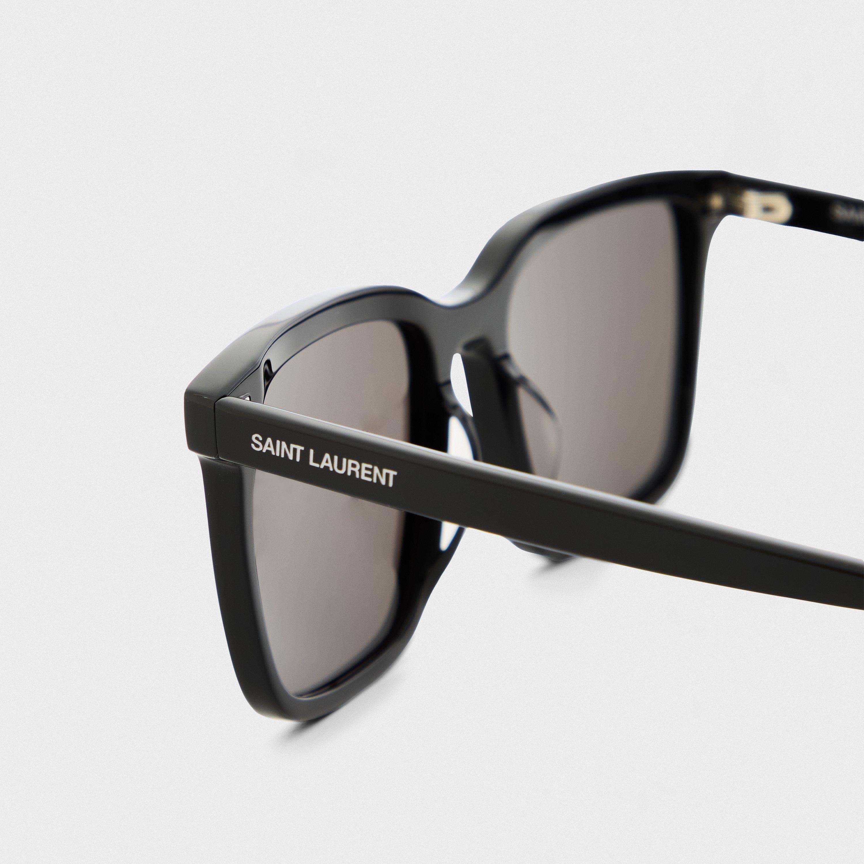 Black - Saint Laurent - Sl 500 Square-Frame Sunglasses - 4