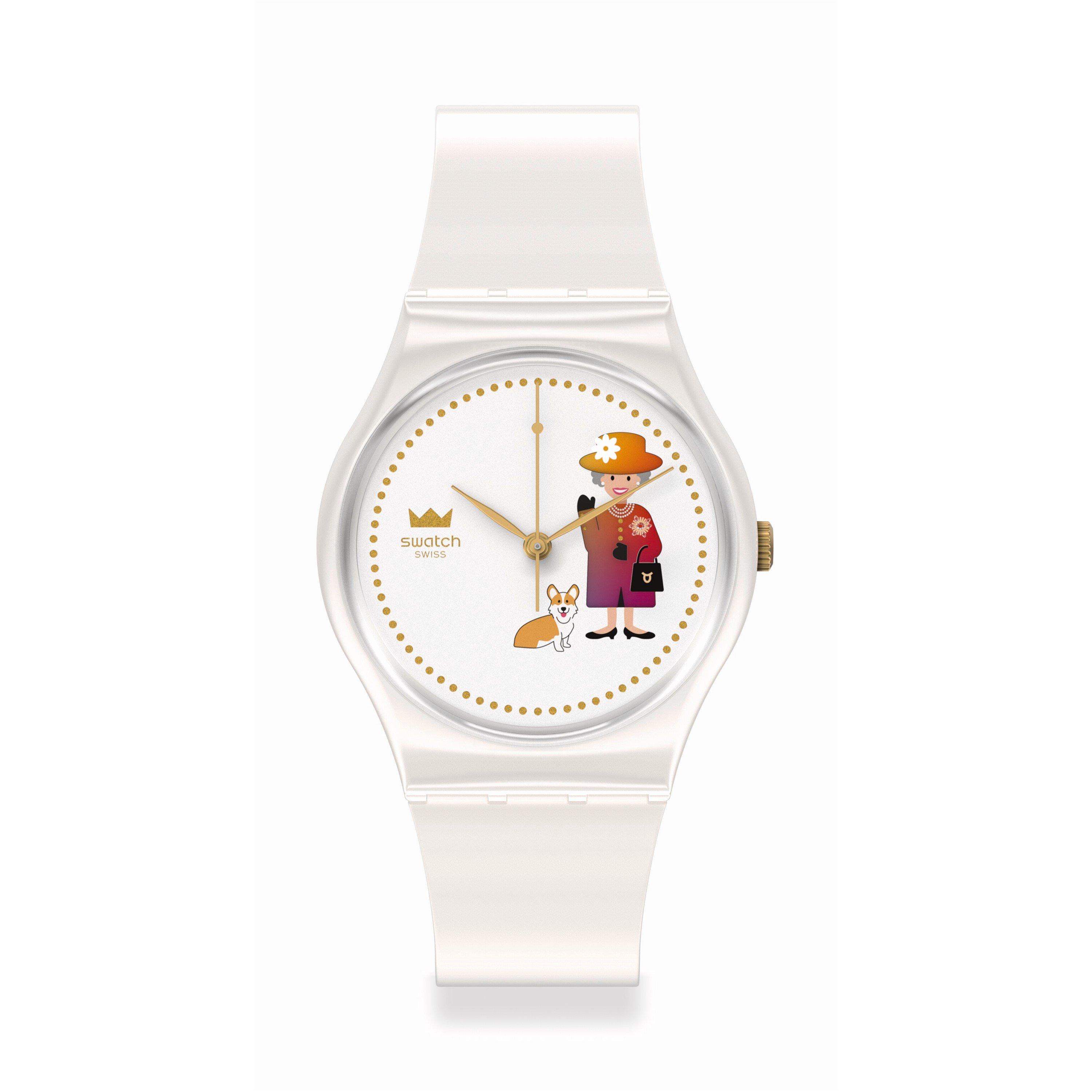 Swatch  Adults Original Analogue Quartz Watch - Majestic