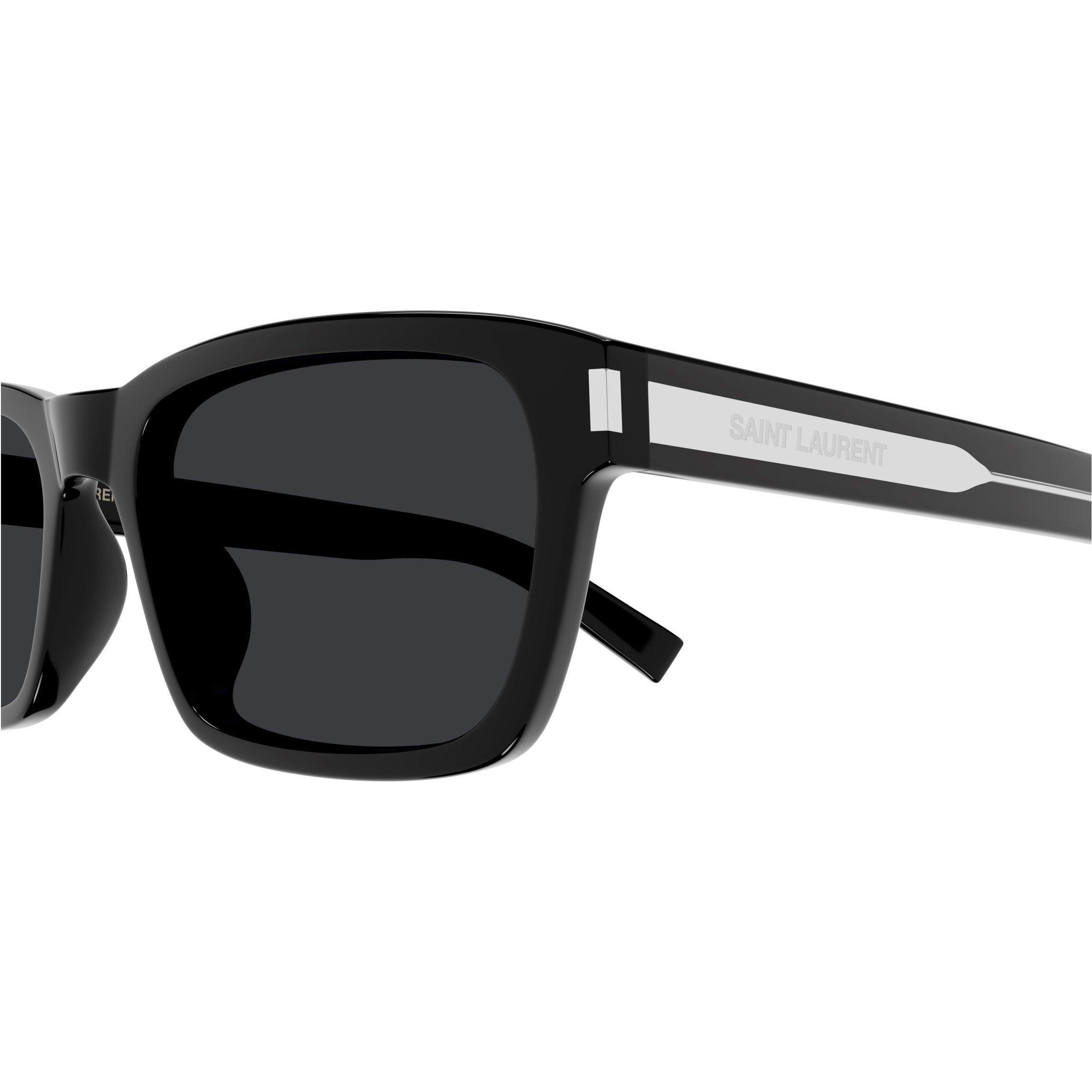 Black - Saint Laurent - Square Sunglasses - 3