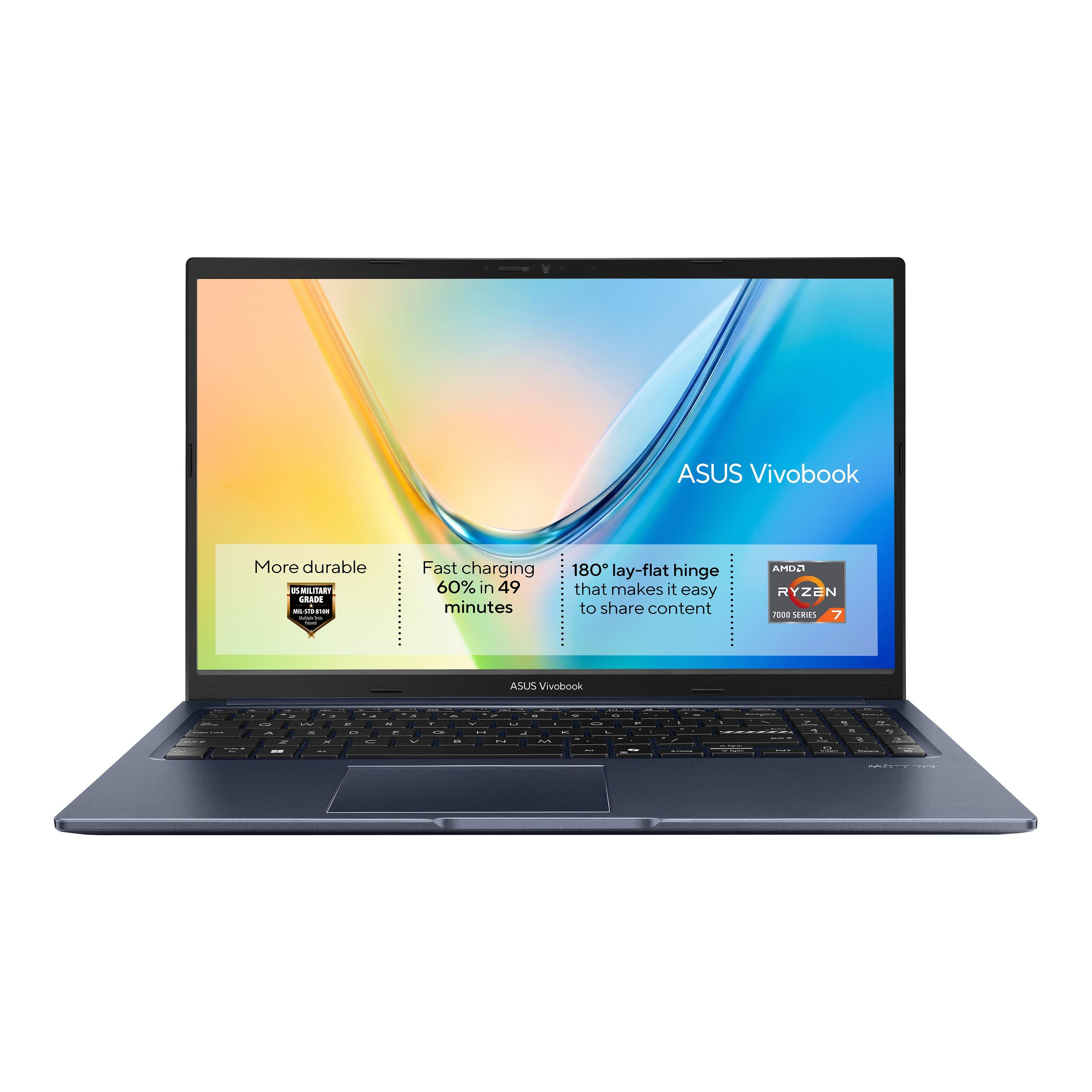 Asus Quiet Blue Vivobook M1502xa 15.6" Full Hd Ips 8Gb Ram 512Gb Storage Amd Ryzen 7 7840Hs Windows 11 Home Laptop - Image 10