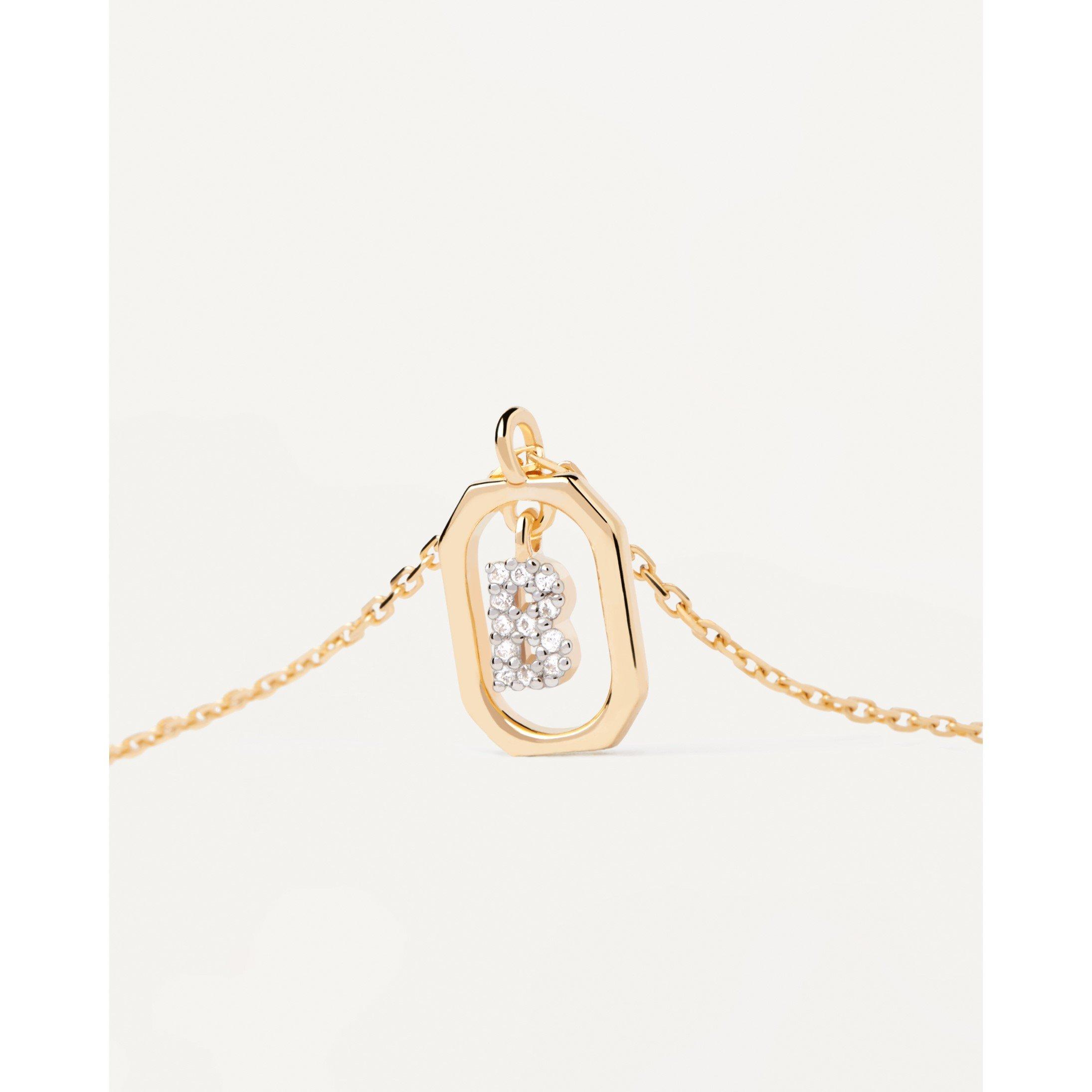 B - Gold - PDPAOLA - PDPAOLA Initial Letter Necklace - 2