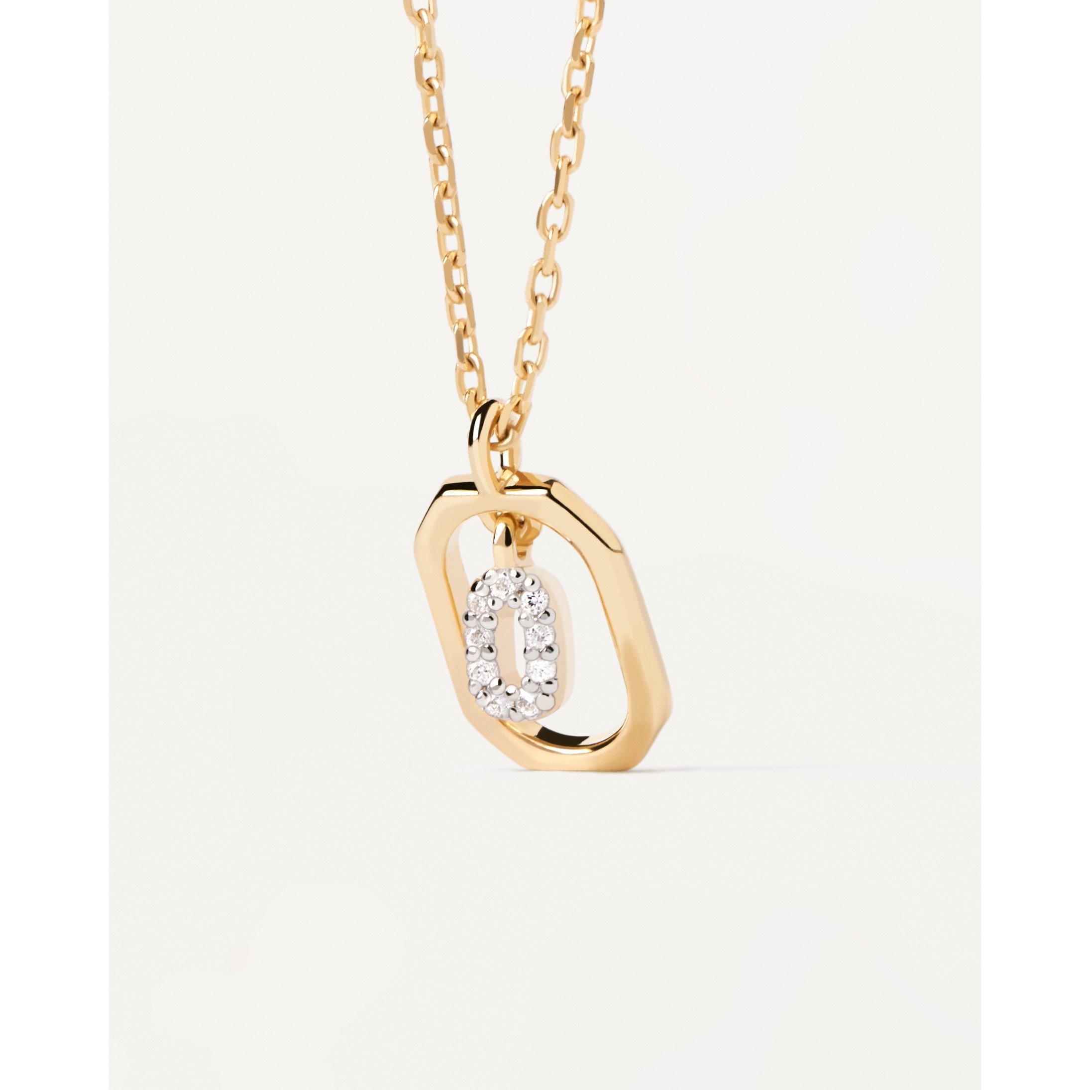O - Gold - PDPAOLA - Initial Letter Necklace - 2
