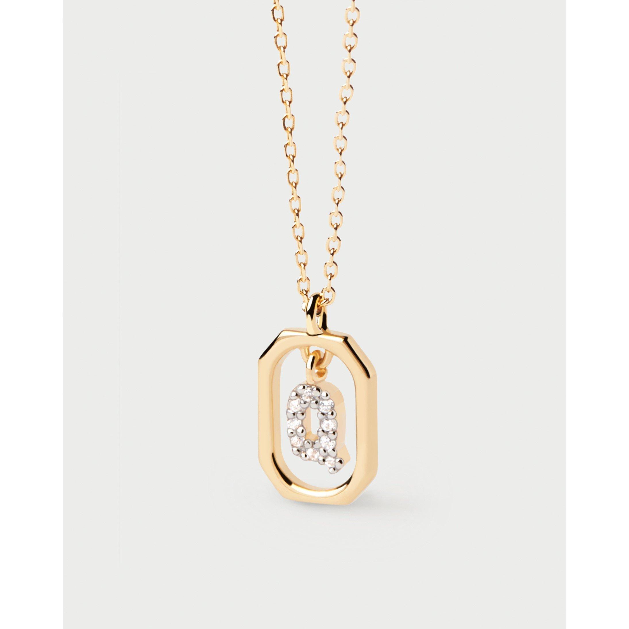 Q - Gold - PDPAOLA - Initial Letter Necklace - 1