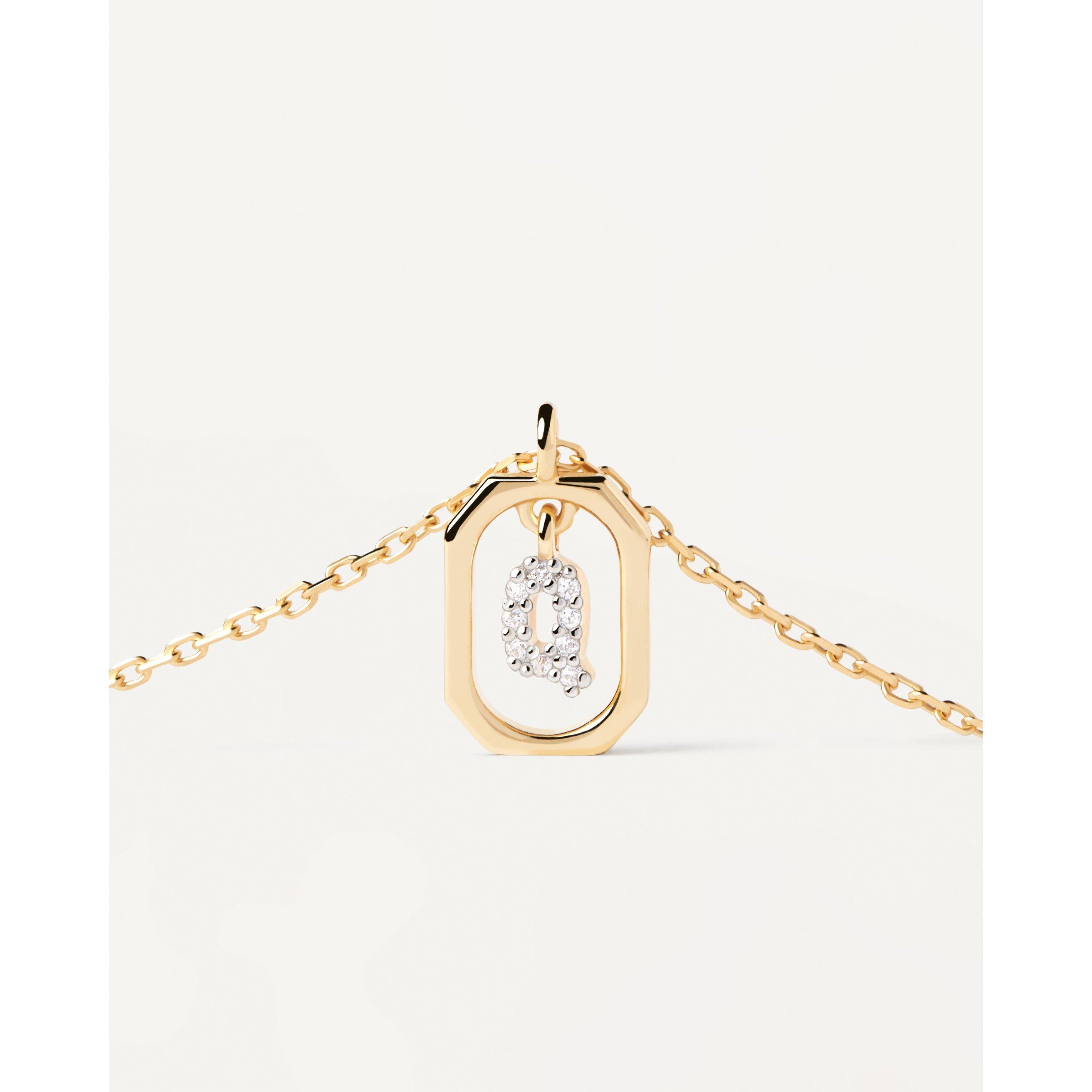 Q - Gold - PDPAOLA - Initial Letter Necklace - 2