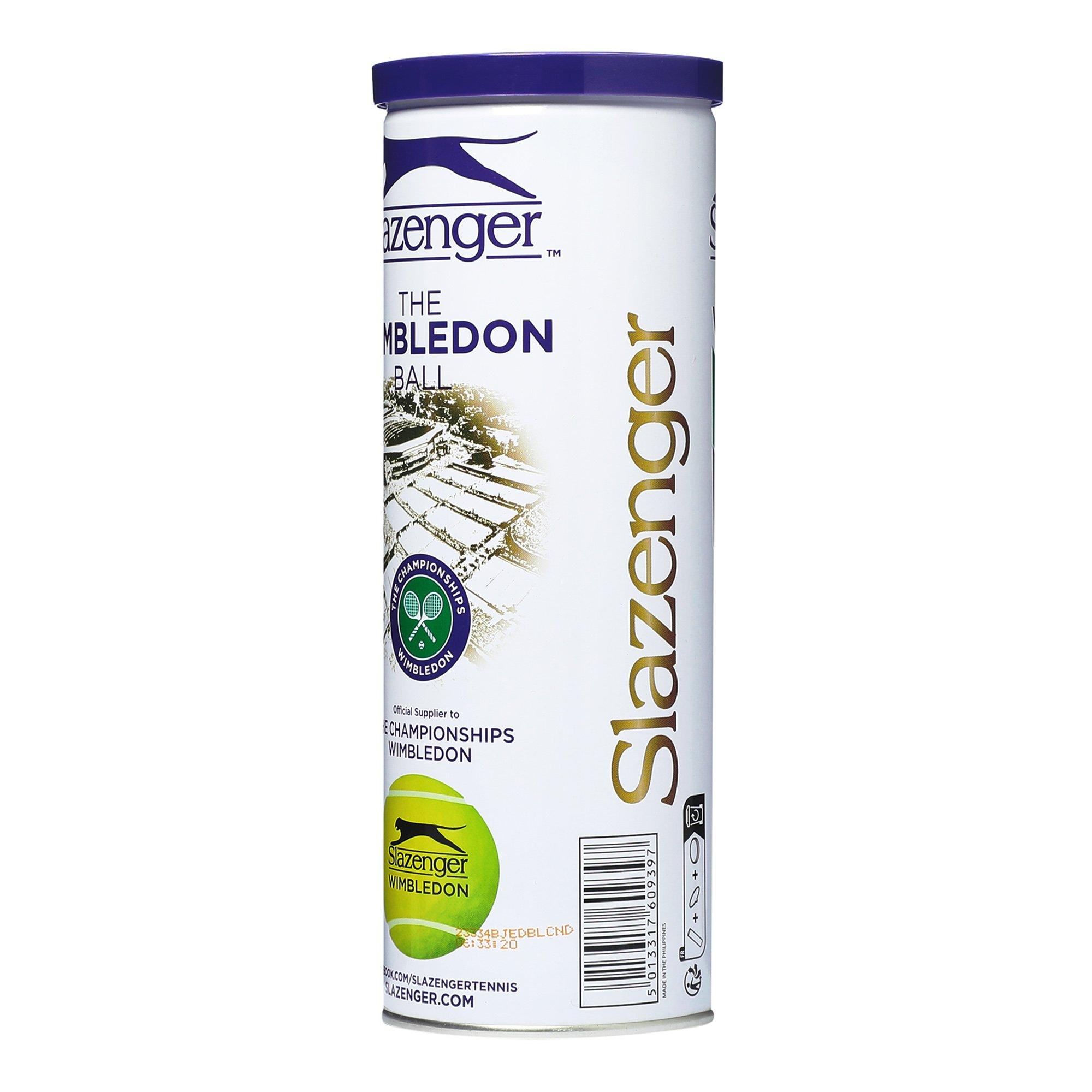 Yellow - Slazenger - Wimbledon Tennis Balls - 3