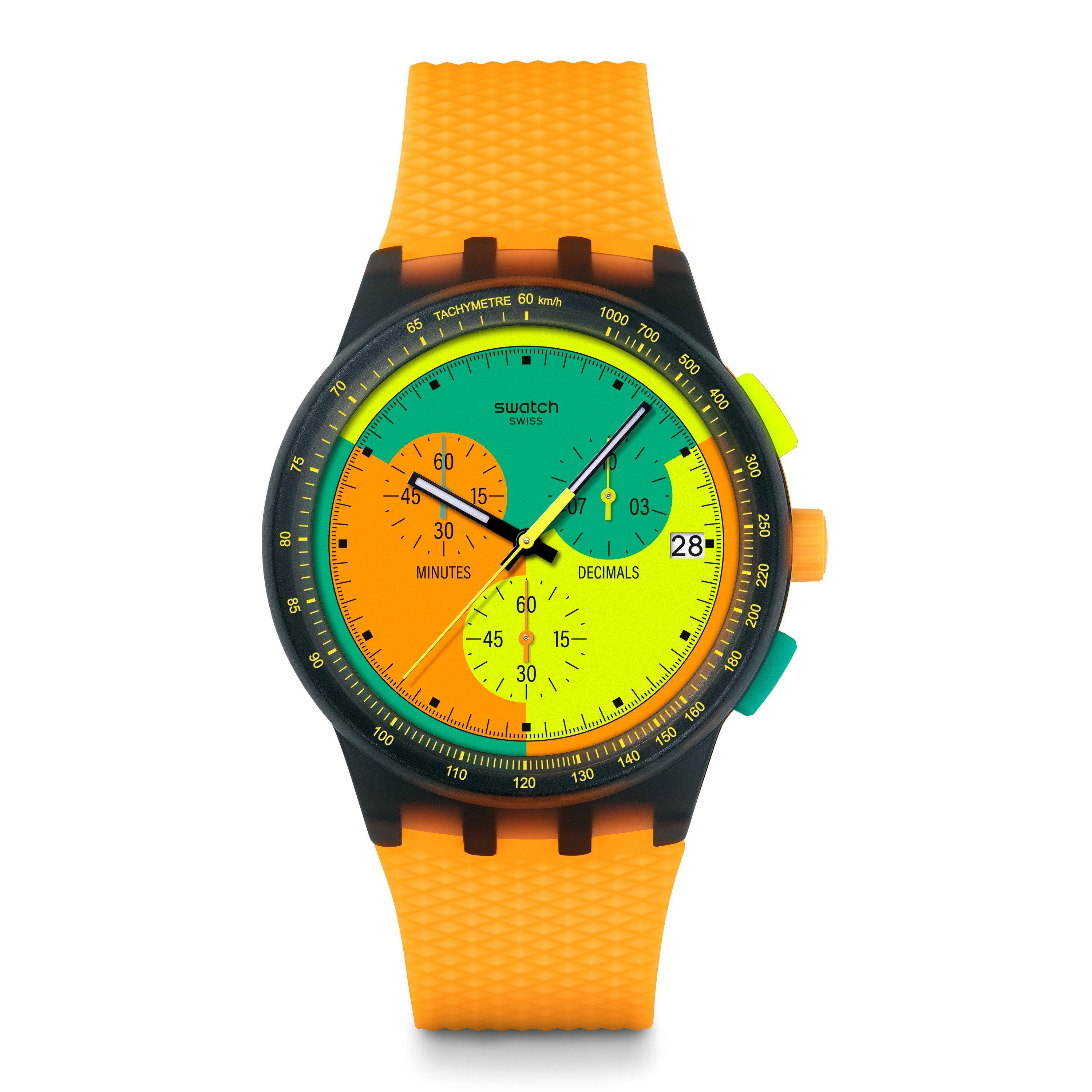 Swatch  Chrono Quartz Analogue Watch - Signal Flag